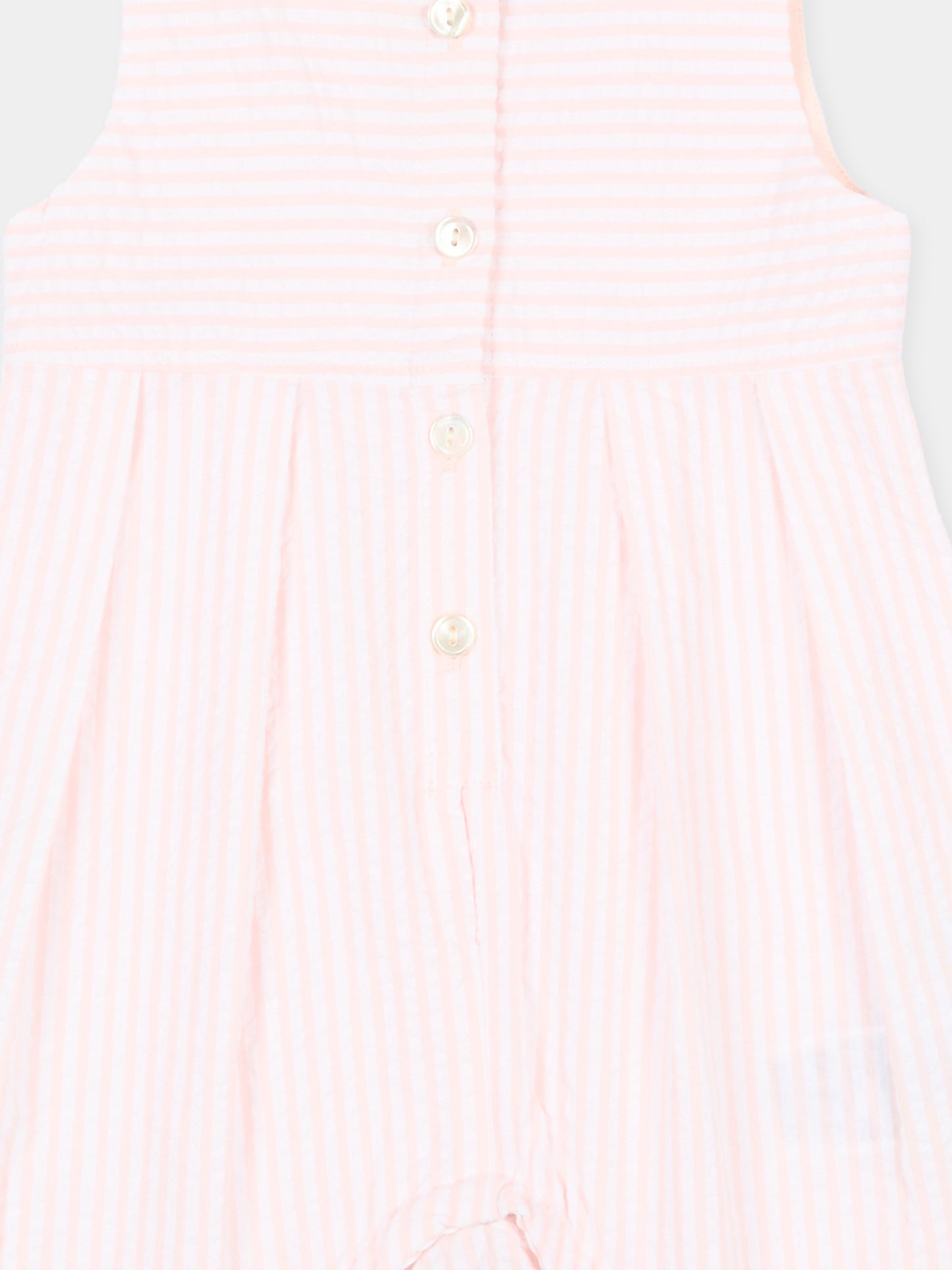 Tutina rosa Freja per neonata a righe,Molo,4S26B802 9573