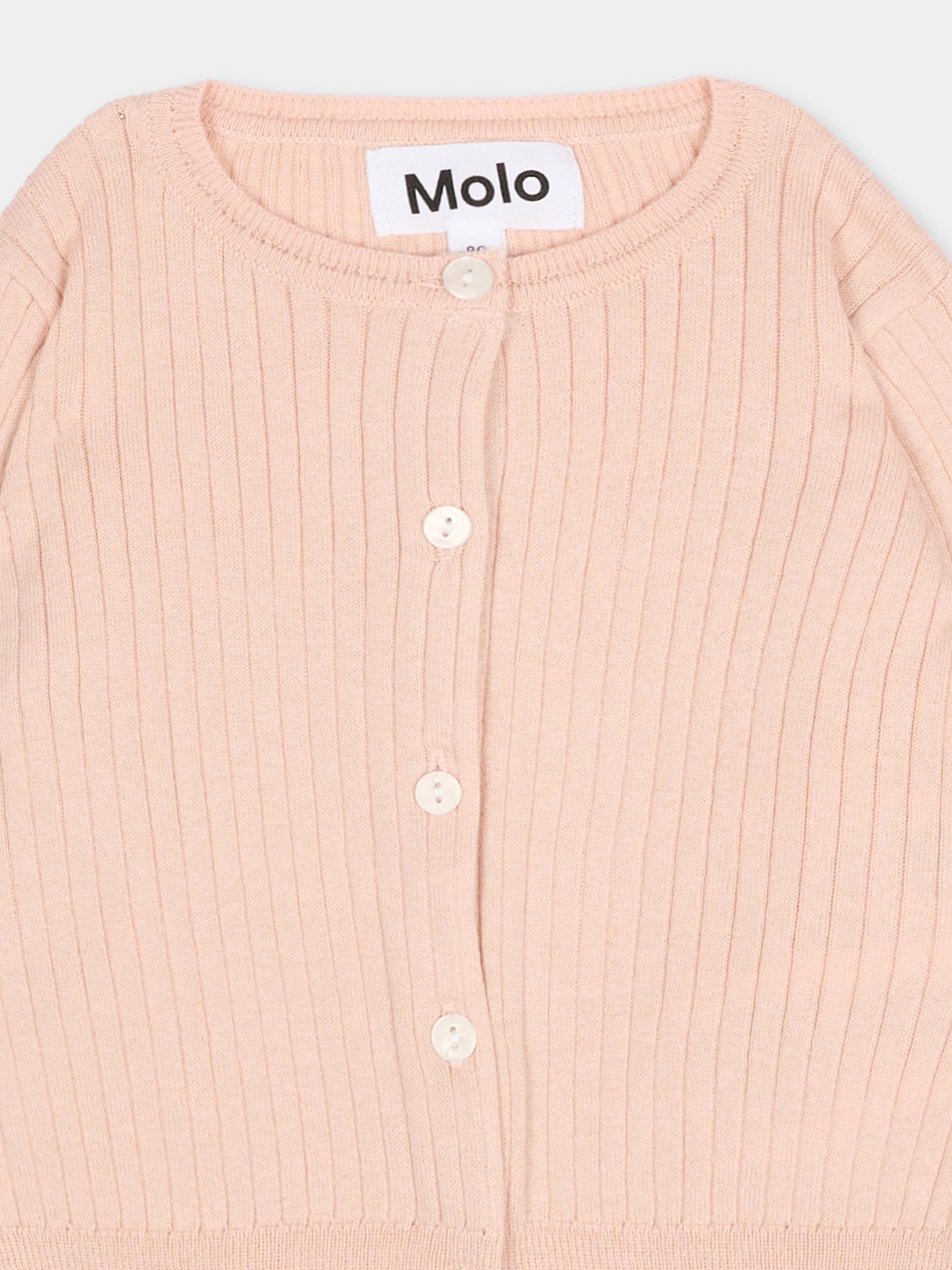 Cardigan Gabby rosa per neonata,Molo,4S26K304 8058