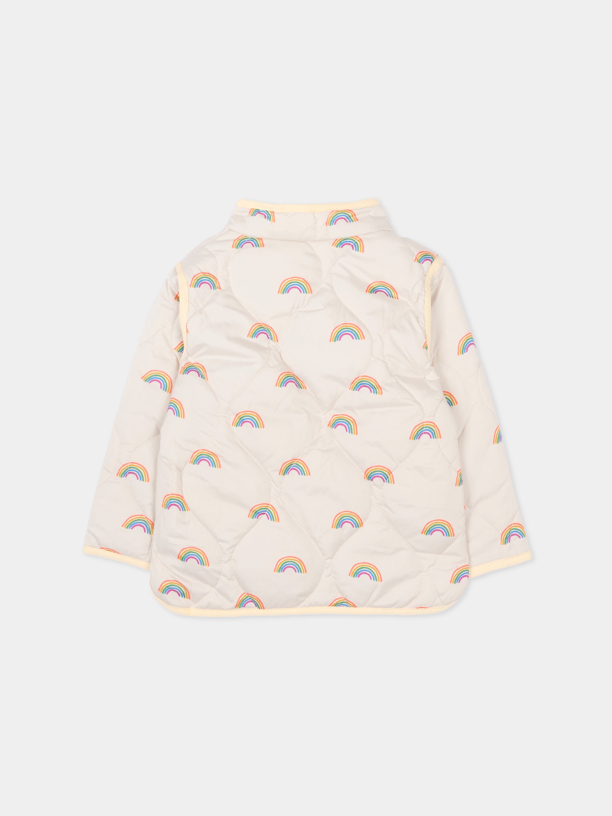 Giubbotto rosa Harrie per neonata  con stampa arcobaleni,Molo,5S26M312 9557