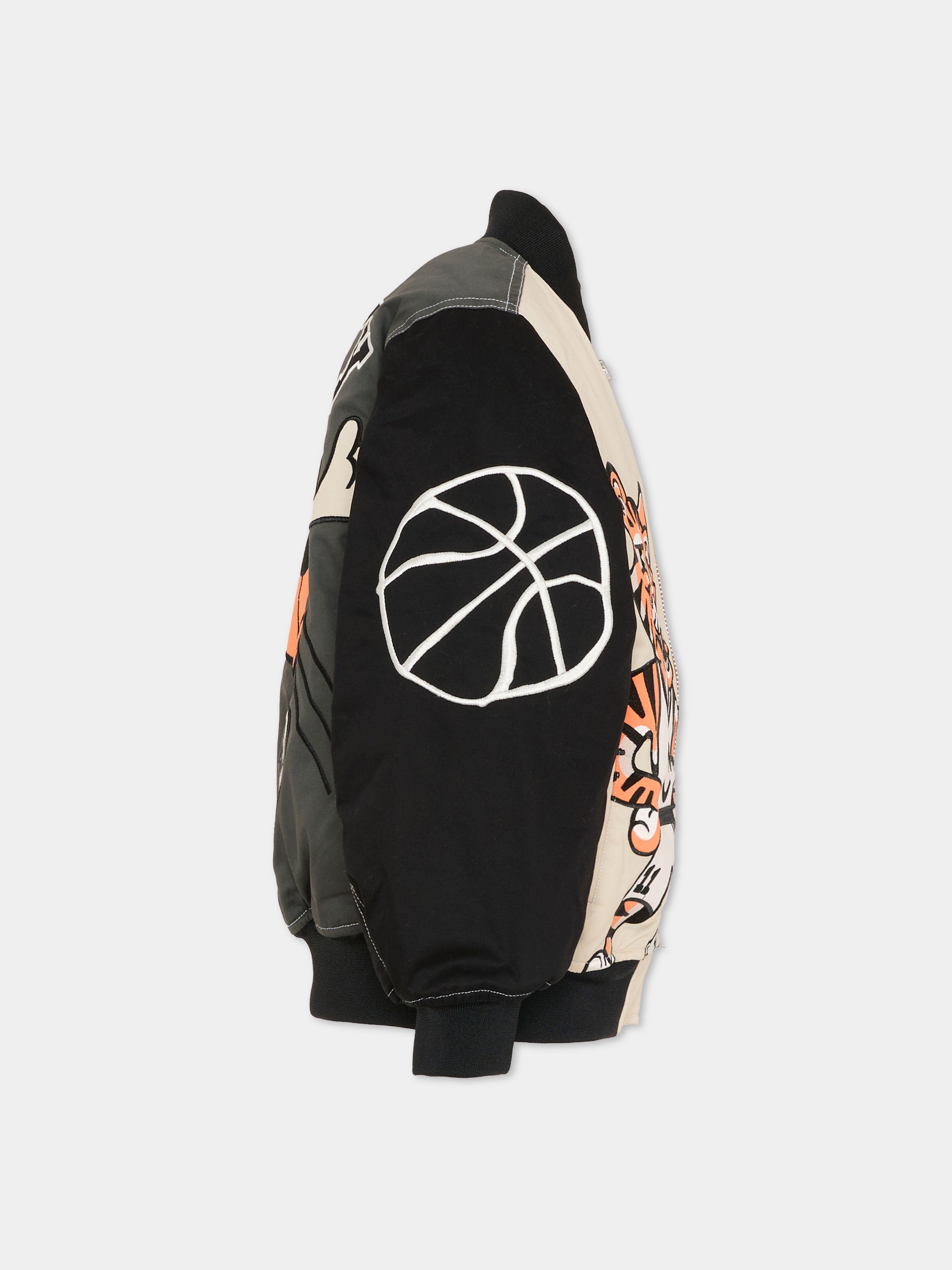 Bomber Hedley multicolor per bambino con mascott del basket,Molo,5S26M402 9864