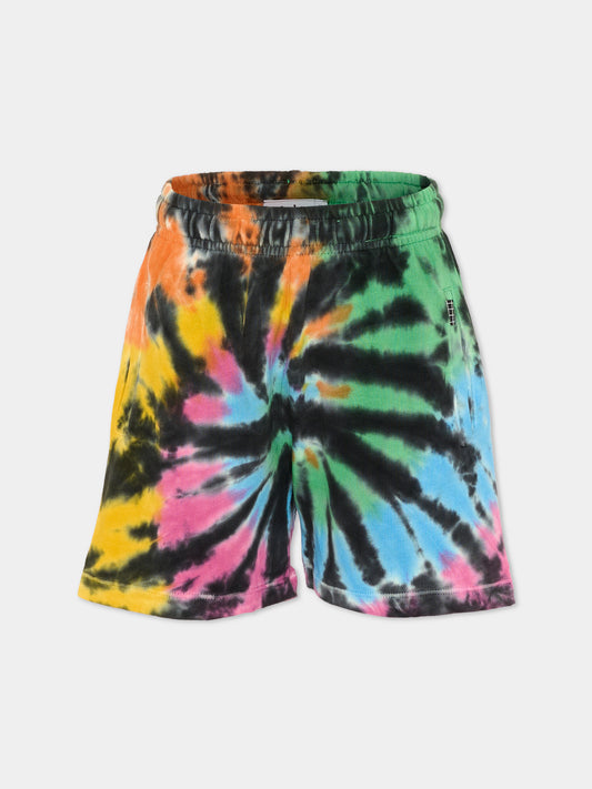 Shorts sportivi Amil per bambino con stampa tie-dye,Molo,6S26H205 5984