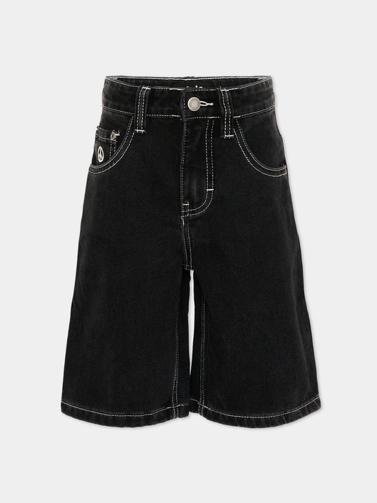 Shorts Alpha neri per bambini,Molo,6S26H303 1866