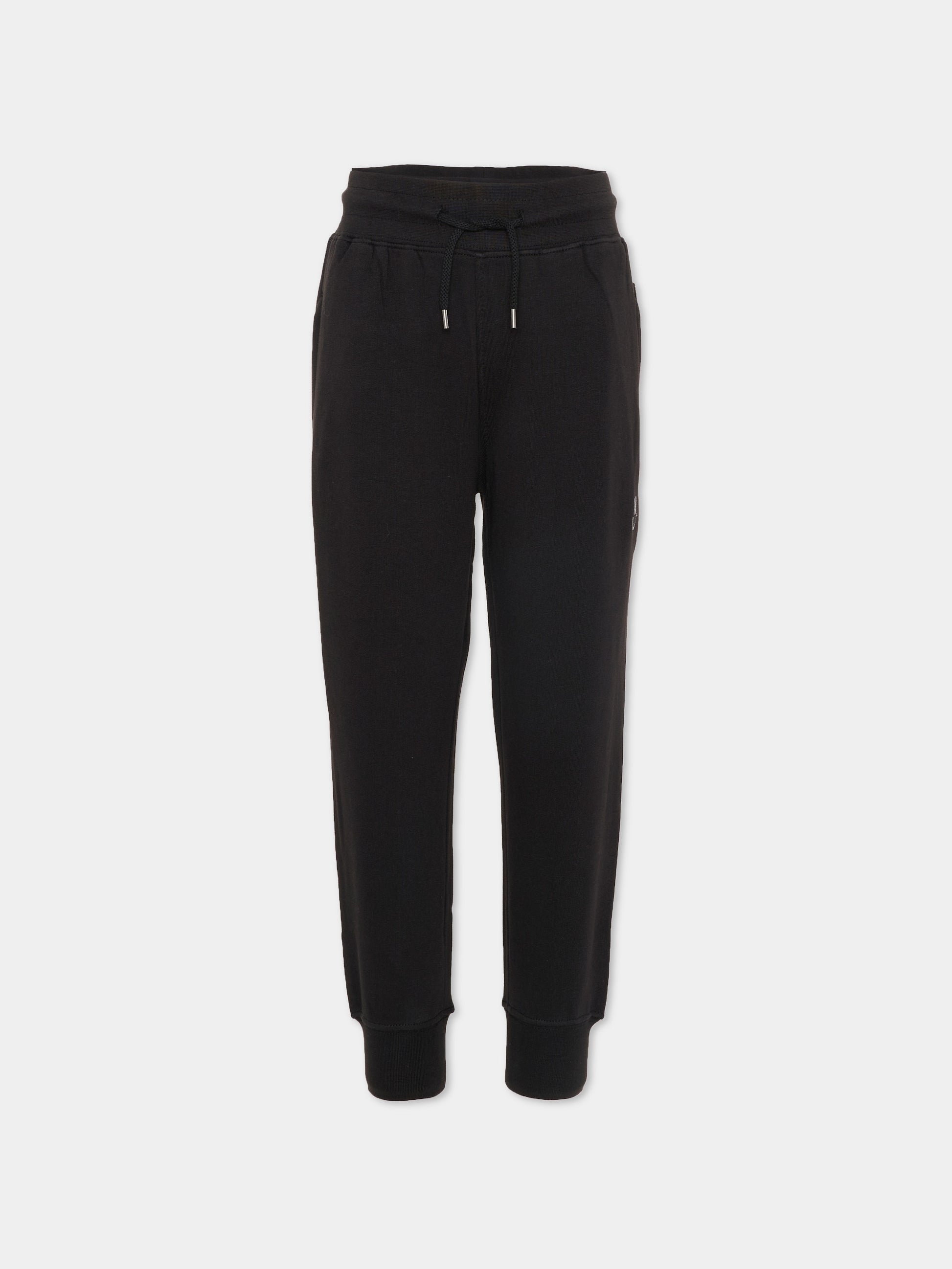 Pantaloni Alvar neri per bambini con smile,Molo,6S26I201 0099