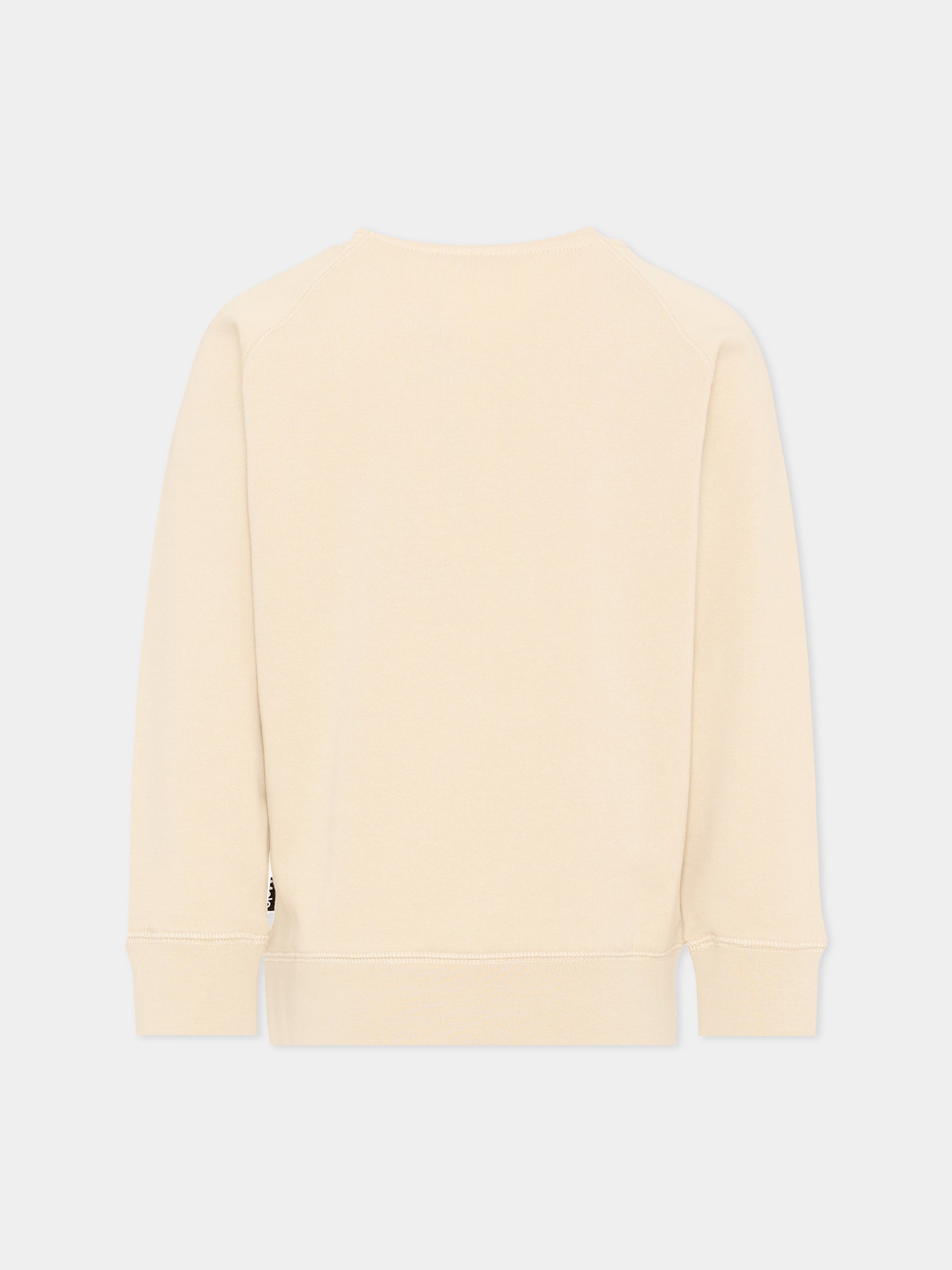 Felpa beige Mike con smile,Molo,6S26J201 8894