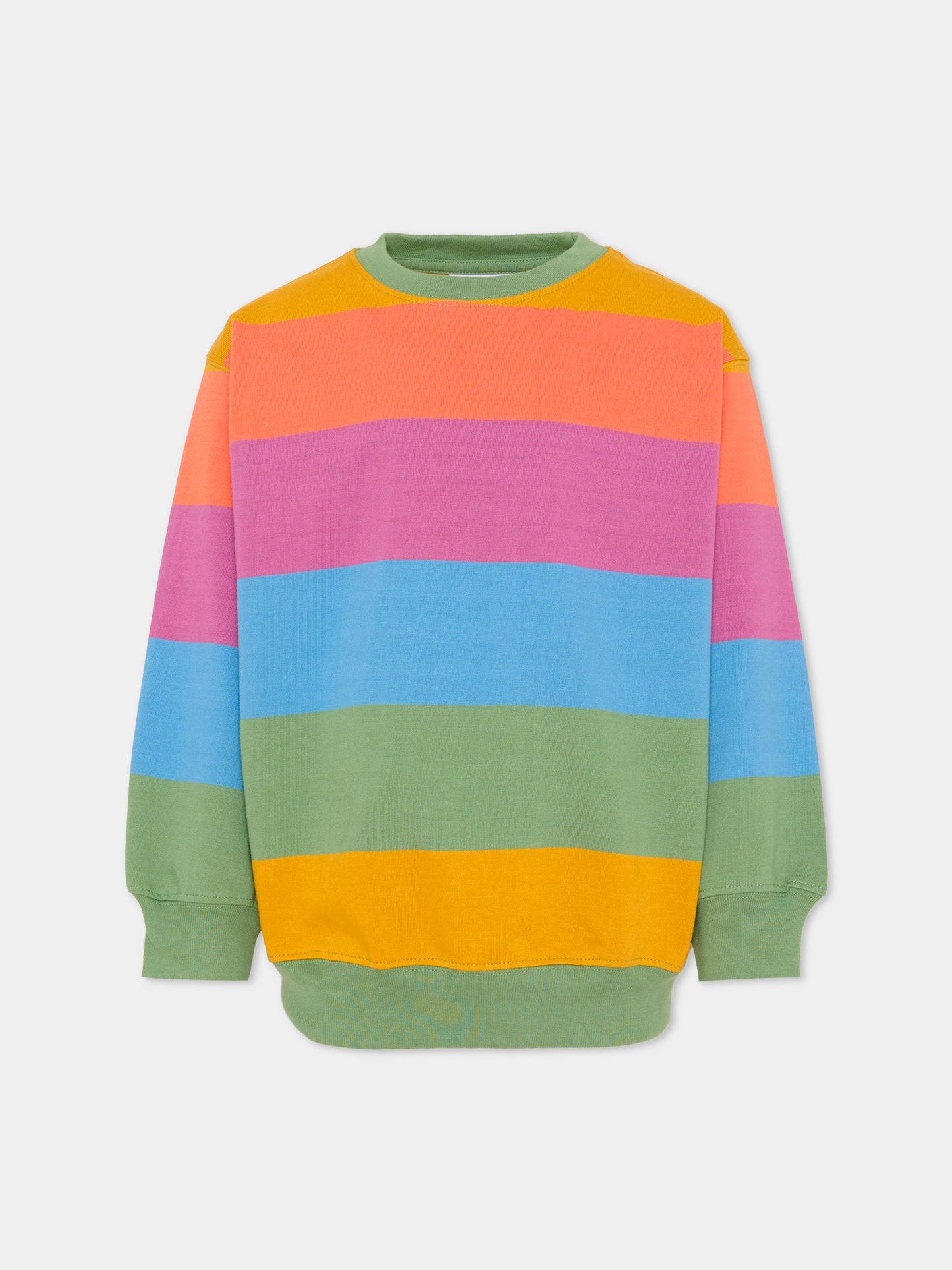 Felpa Monti multicolor per bambini con motivo a righe,Molo,6S26J206 9579