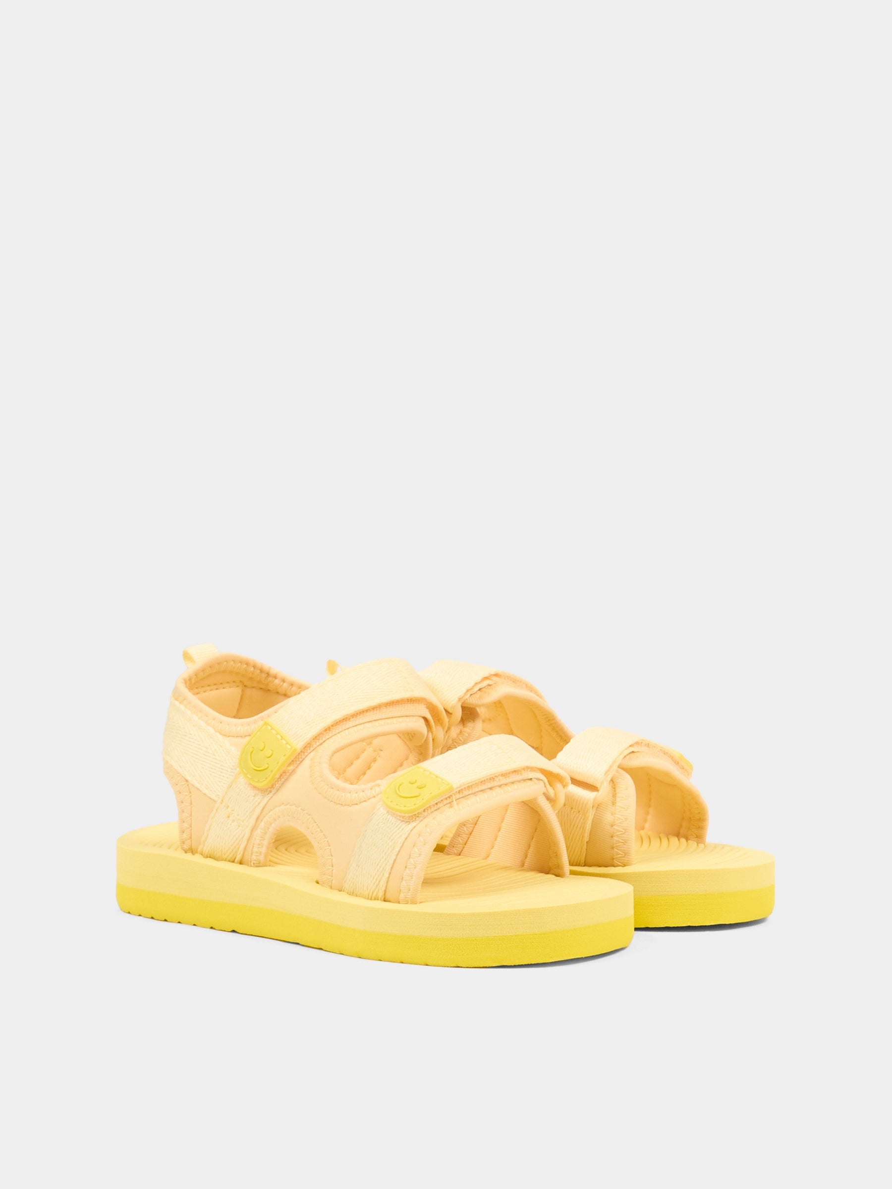 Sandali gialli per neonati e bambini con logo,Molo,7S26U301 5595