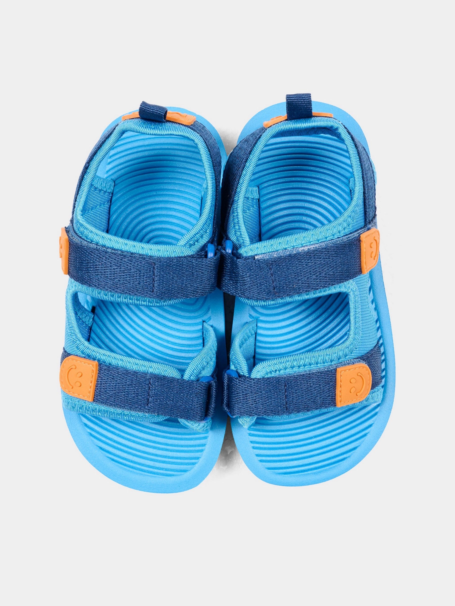 Sandali blu per neonato e bambino con logo,Molo,7S26U301 5615