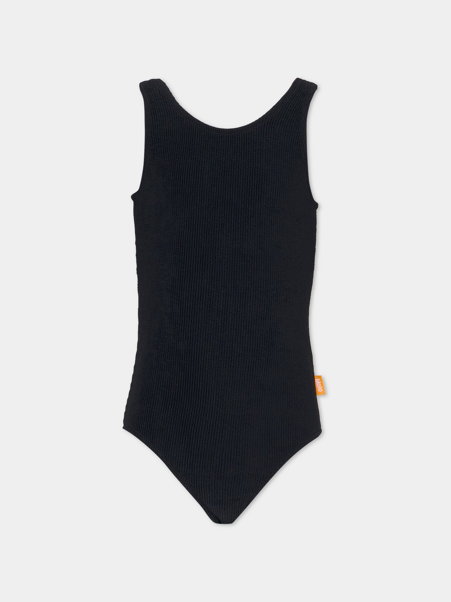 Costume intero Nika Crepe nero per bambina,Molo,8NOSP501 0099