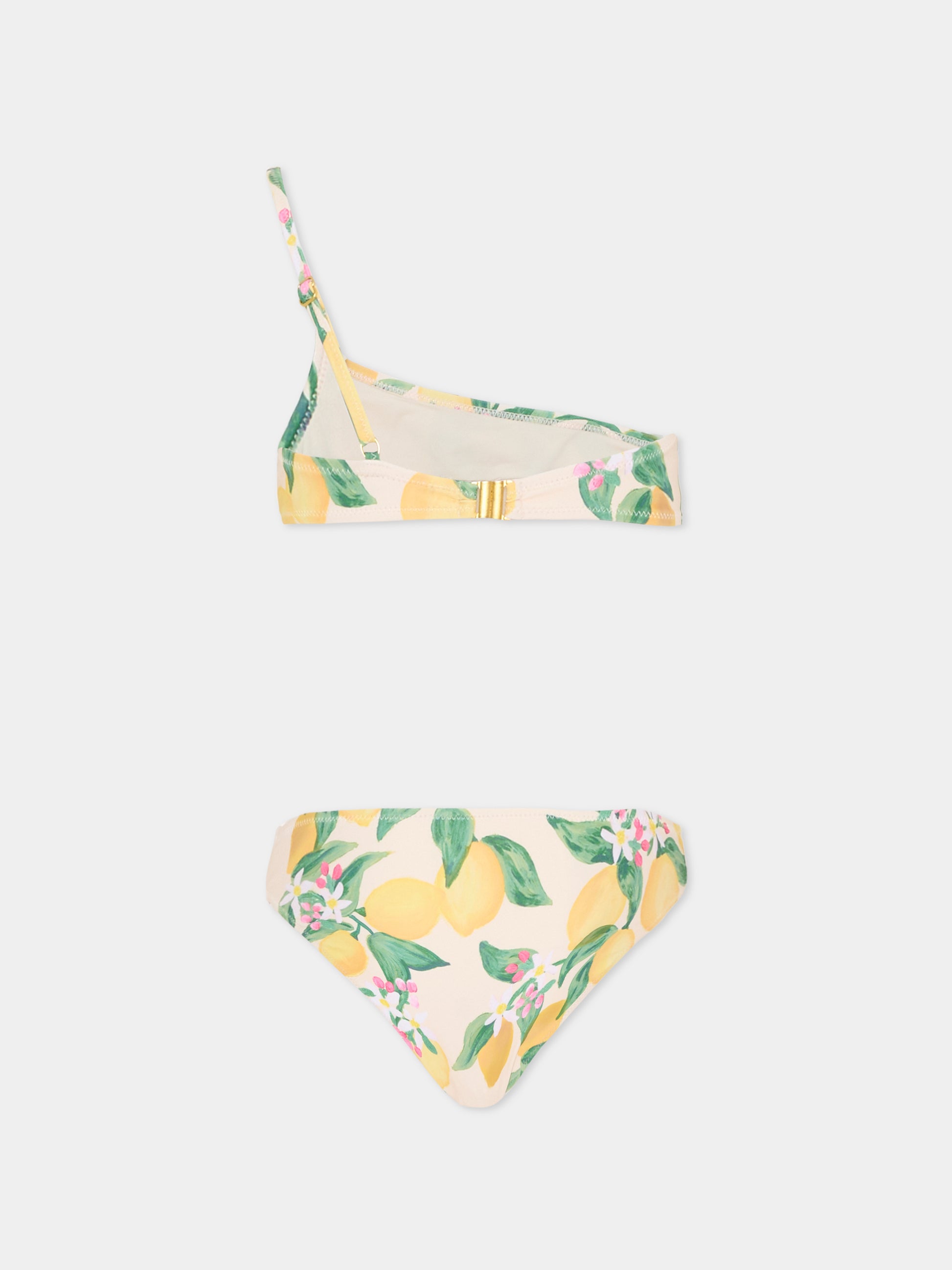 Bikini Naja multicolor per bambina con limoni,Molo,8S26P109 9505
