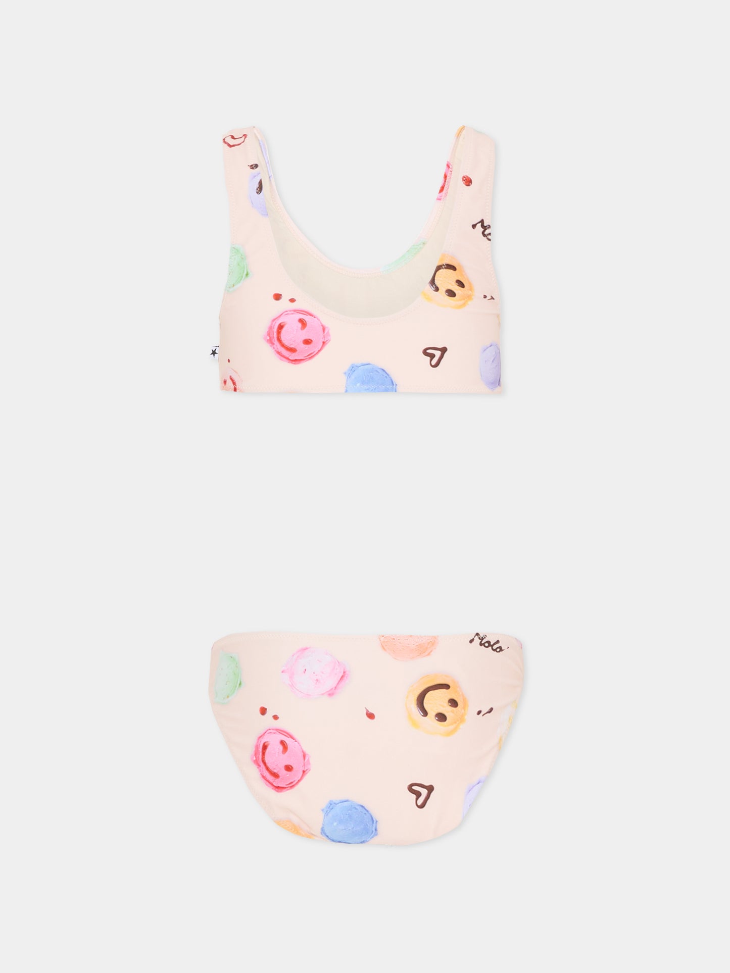 Bikini Nola multicolor per bambina con smile,Molo,8S26P112 9502