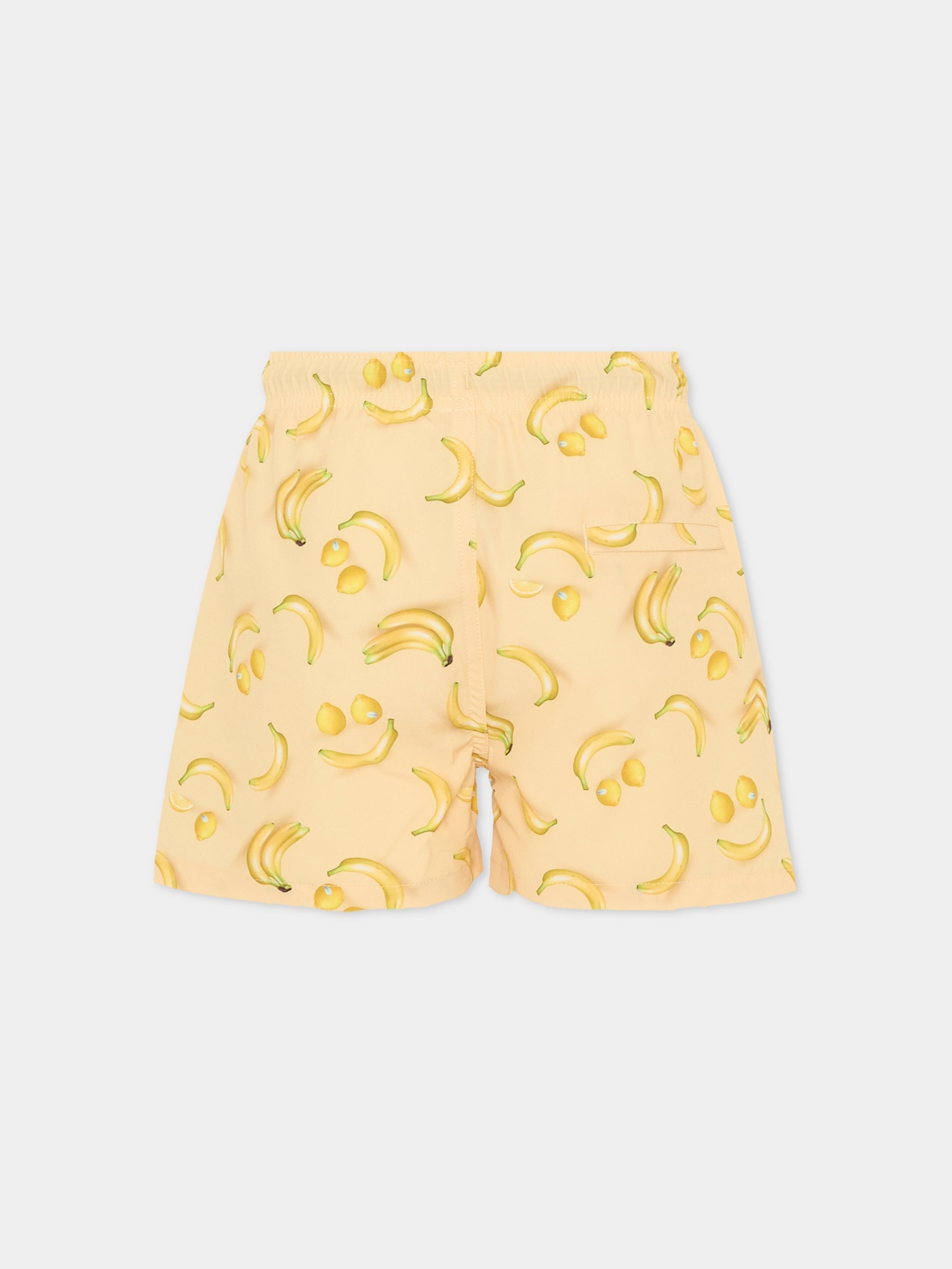 Boxer mare Niko giallo per bambino con banane e limoni,Molo,8S26P402 9501