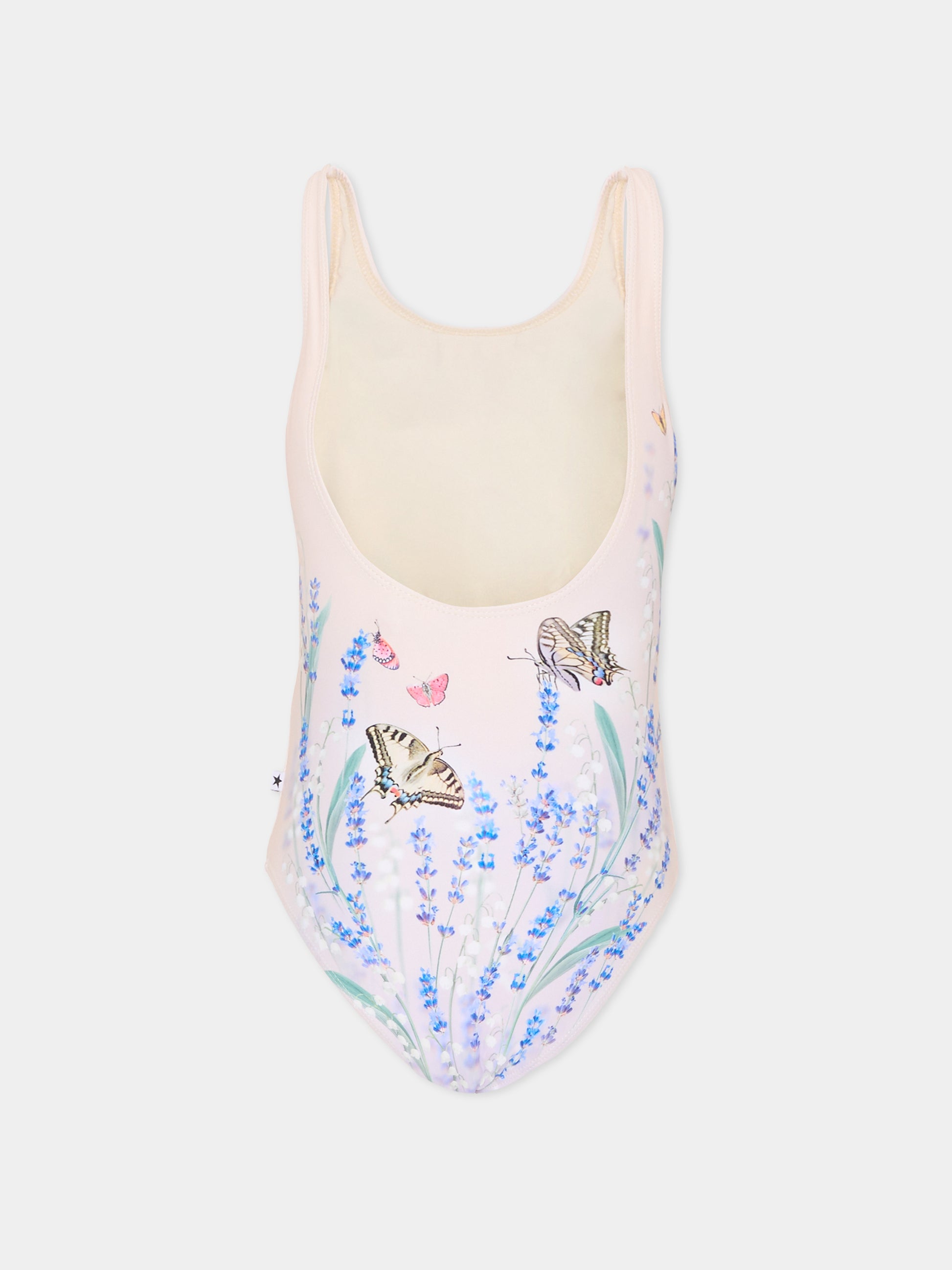 Costume intero Nika multicolor per bambina con gatto,Molo,8S26P509 5201