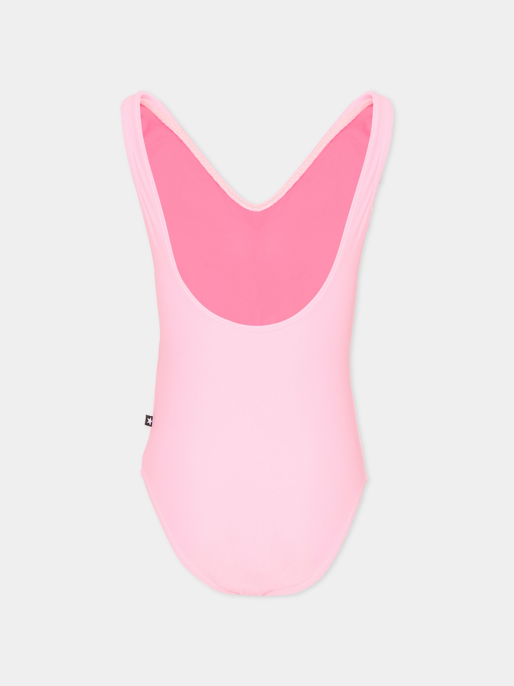 Costume intero Nika rosa per bambina con smile,Molo,8S26P509 5202