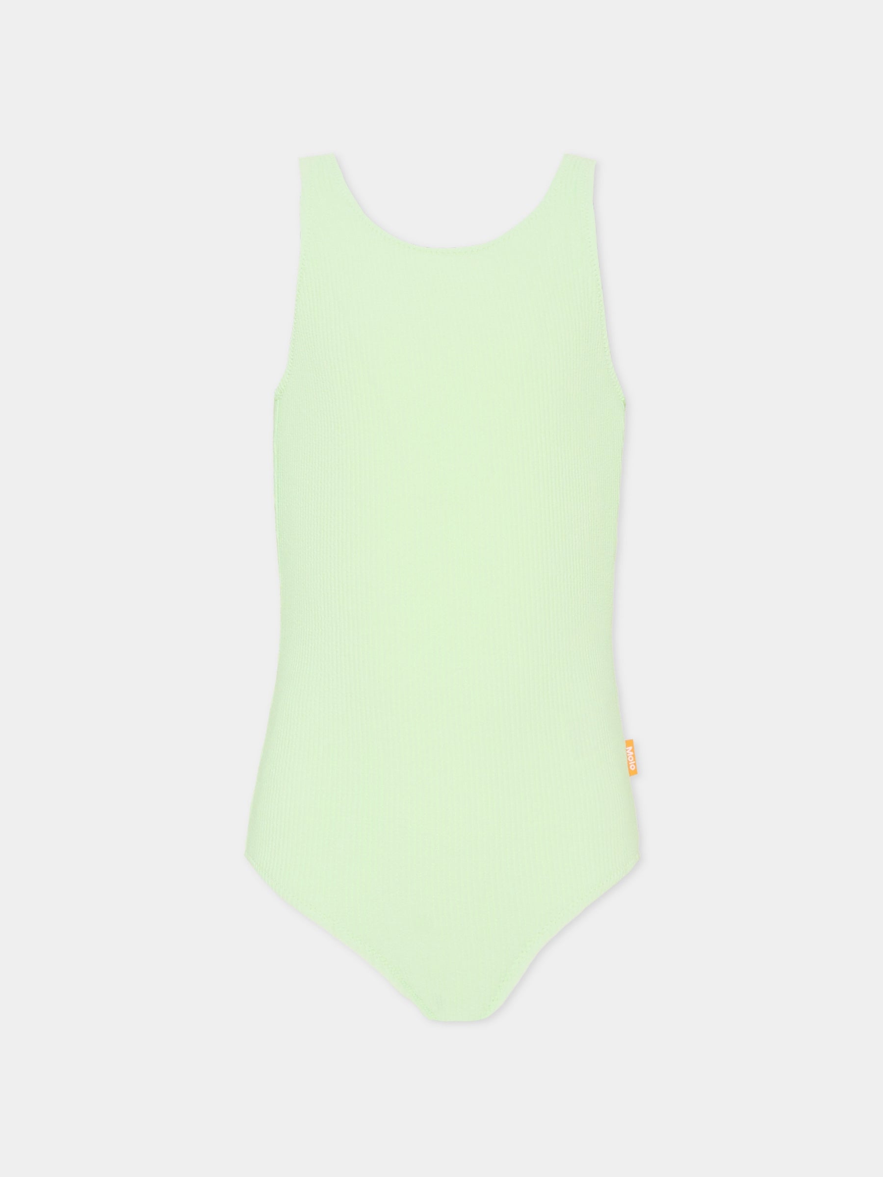 Costume intero Nika verde per bambina,Molo,8S26P510 5610