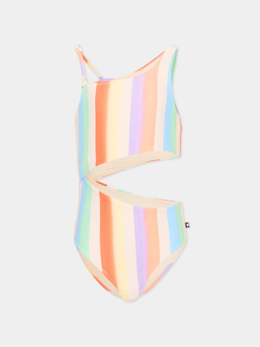 Costume multicolor Naan per bambina con cut-out,Molo,8S26P519 9525