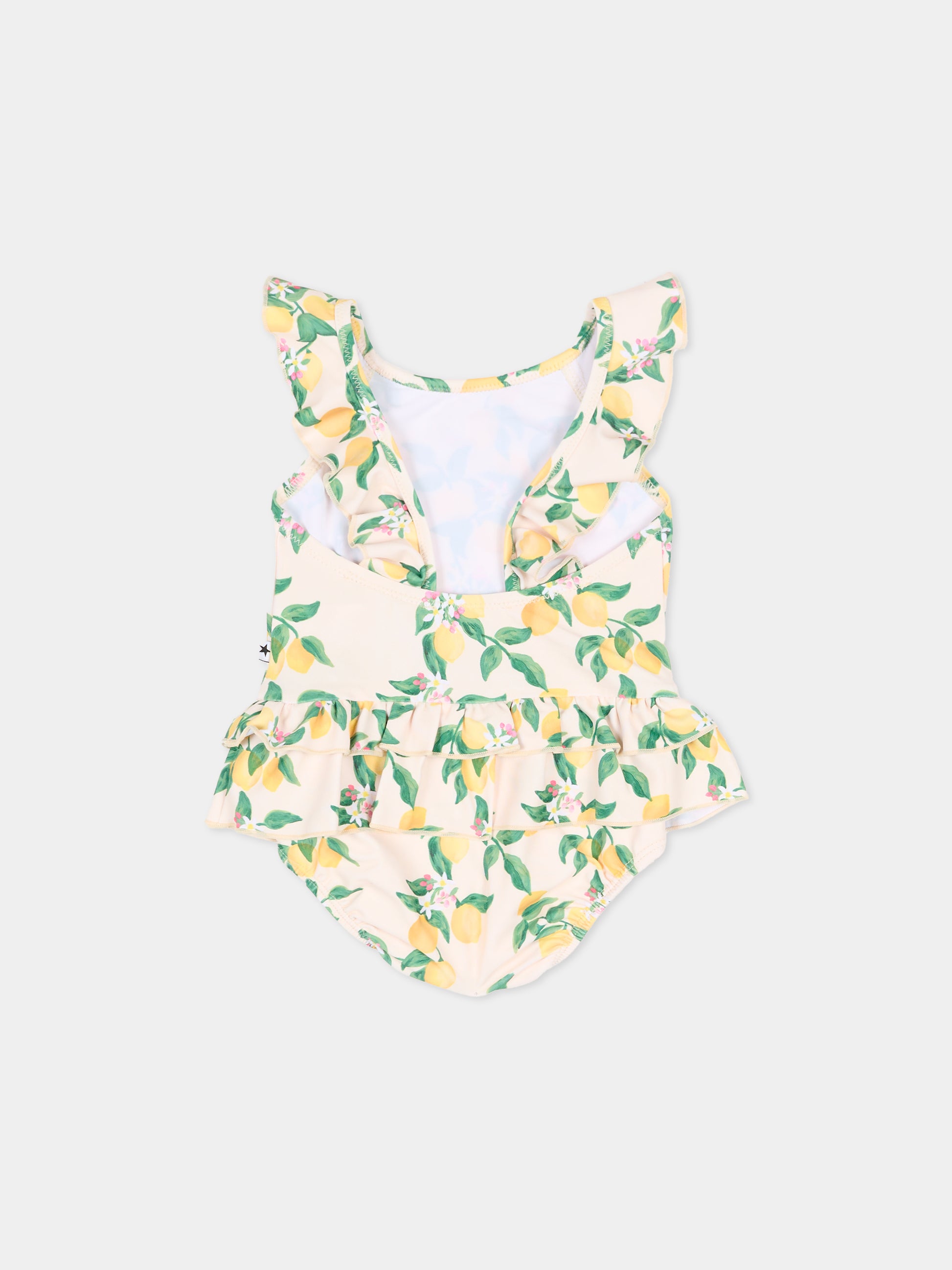 Costume intero Nalani multicolor per neonata con limoni,Molo,8S26P524 9516