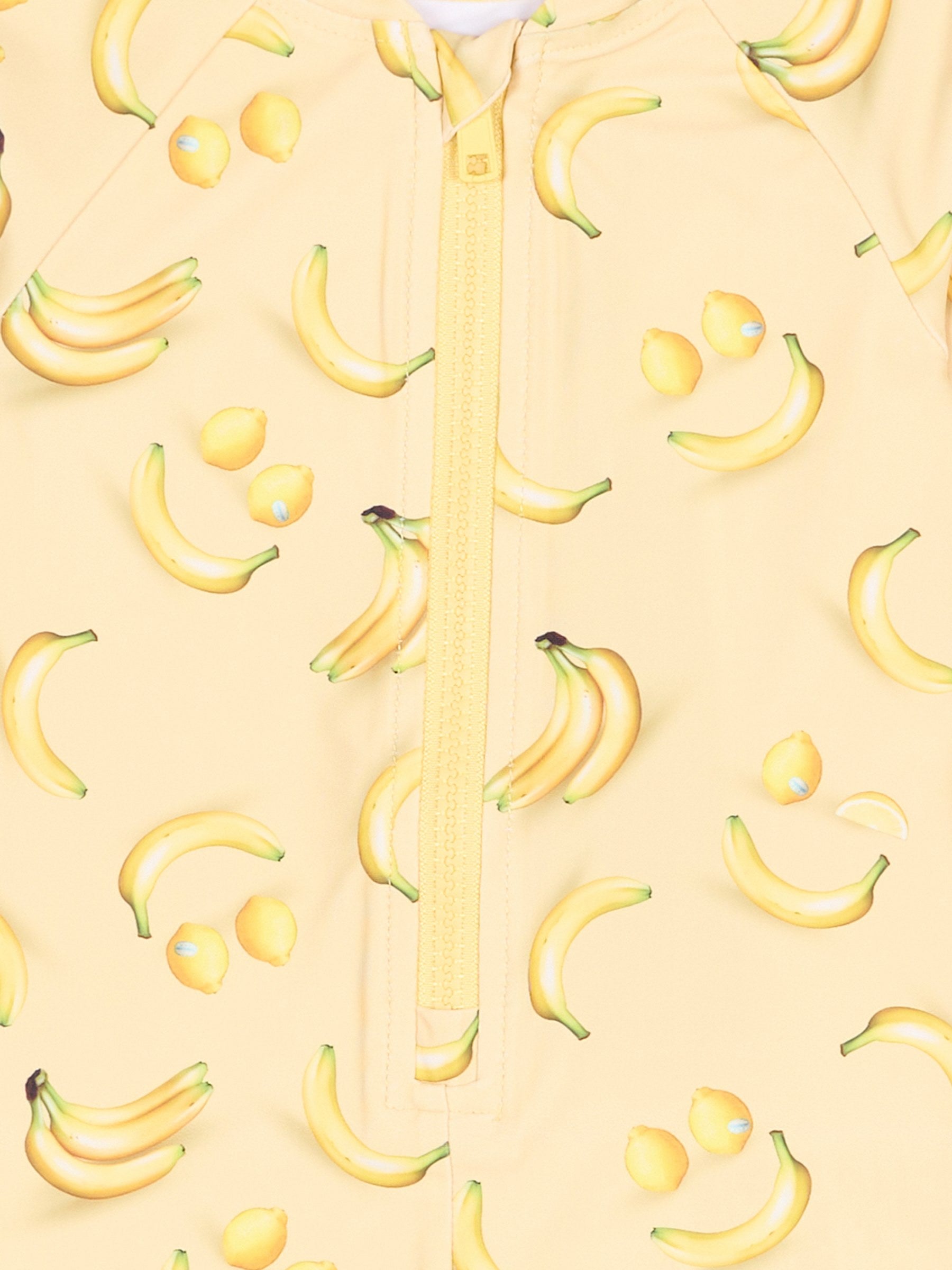 Costume da bagno Neka Anti UV beige per neonato con banane e limoni,Molo,8S26P526 9501