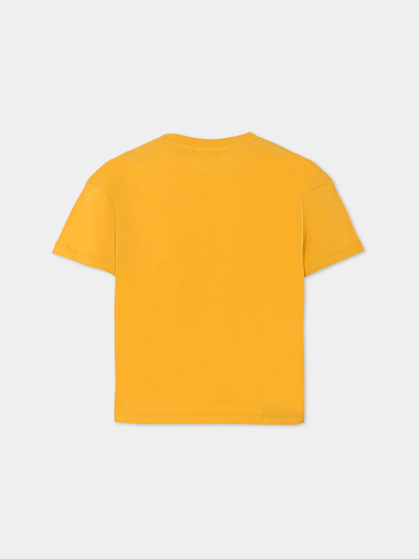 T-shirt gialla per bambini con tigre,Kenzo Kids,K60916 586