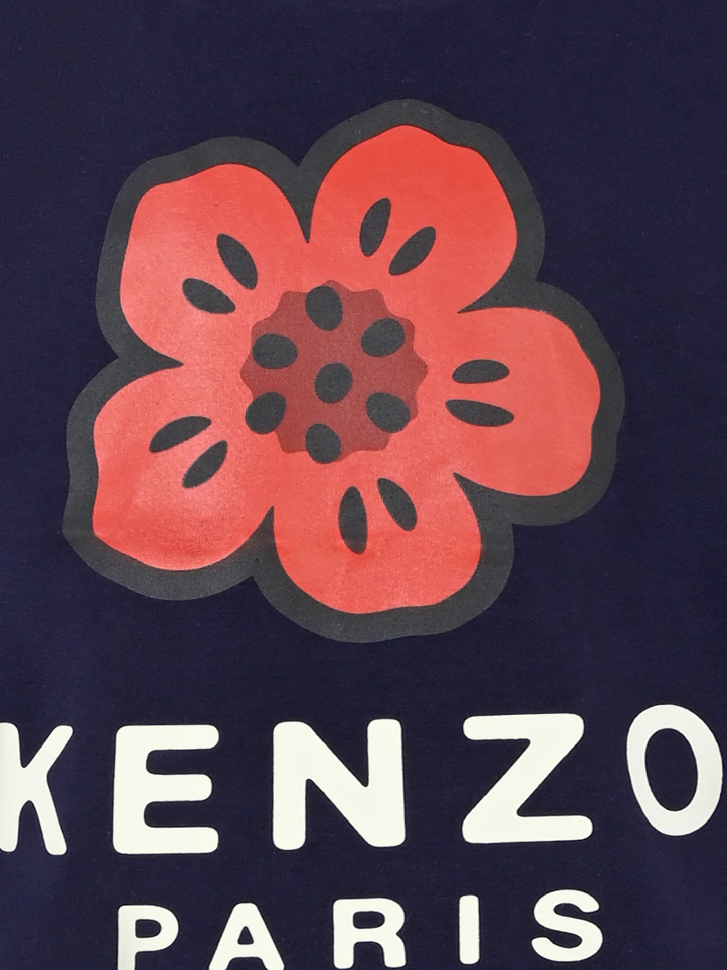 T-shirt blu per bambina con Boke Flower,Kenzo Kids,K61058 848