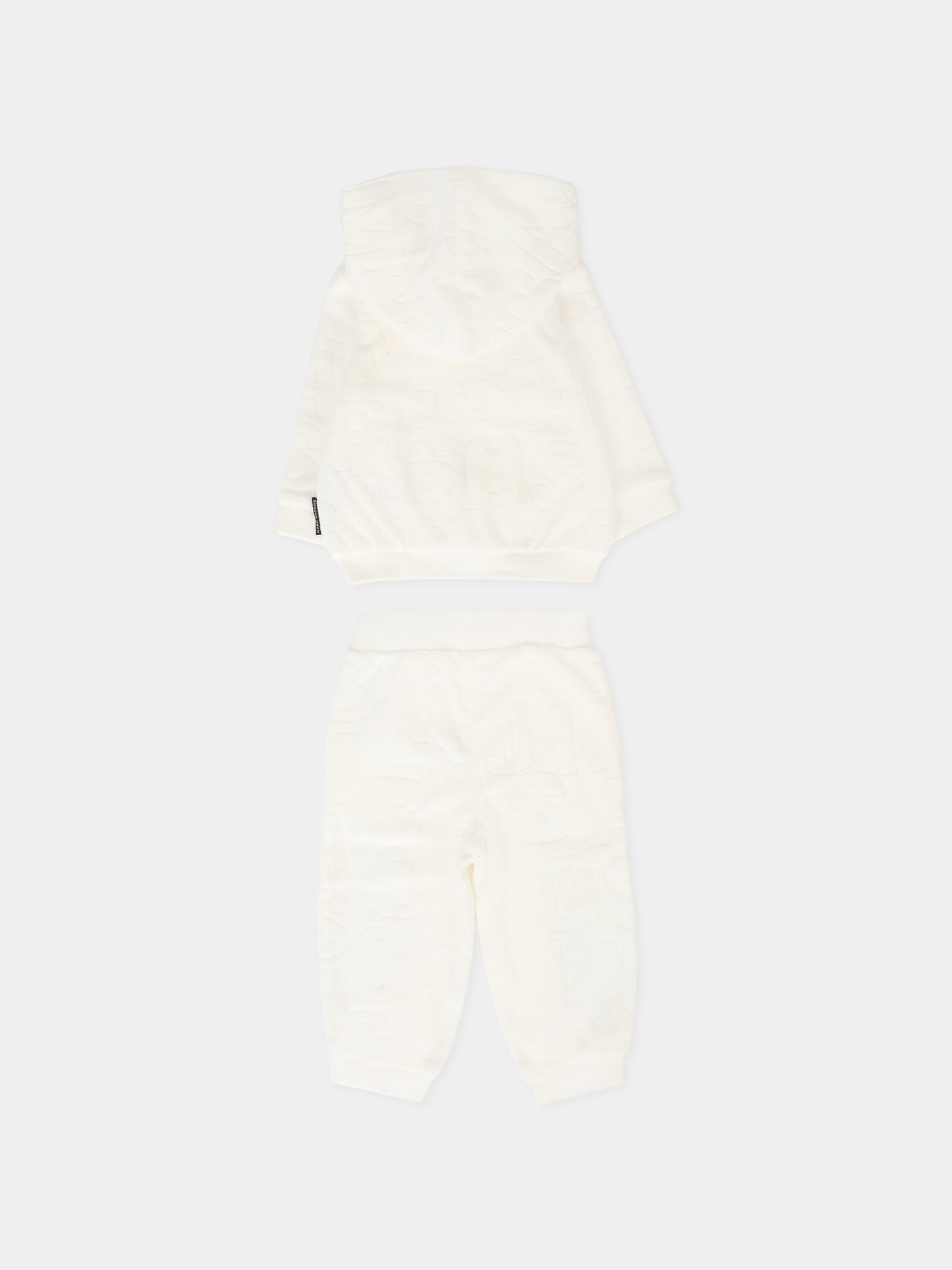 Completo avorio per neonati con logo,Marc Jacobs,W60553 126