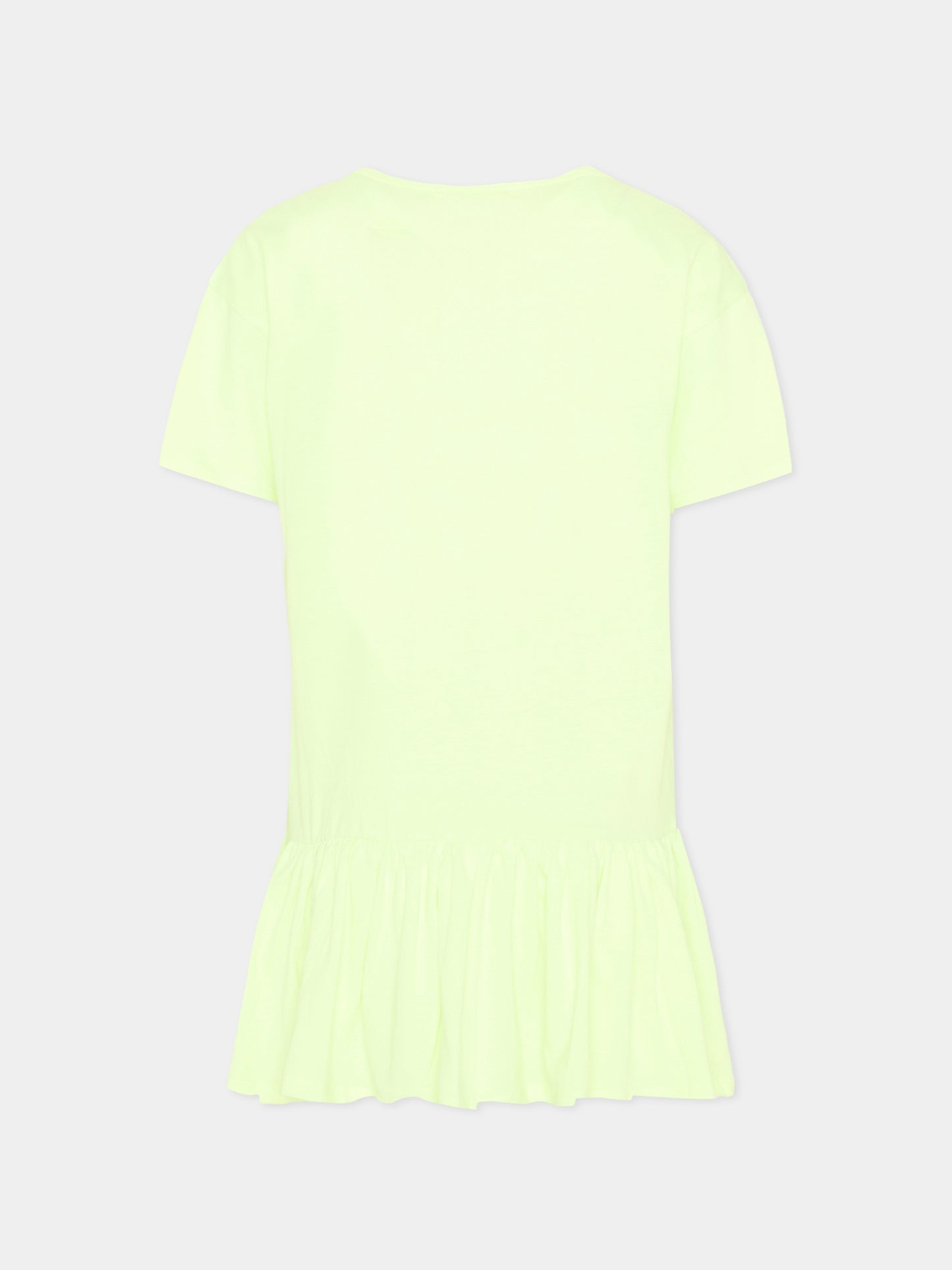 Vestito giallo per bambina con palme,Billieblush,U21834 552