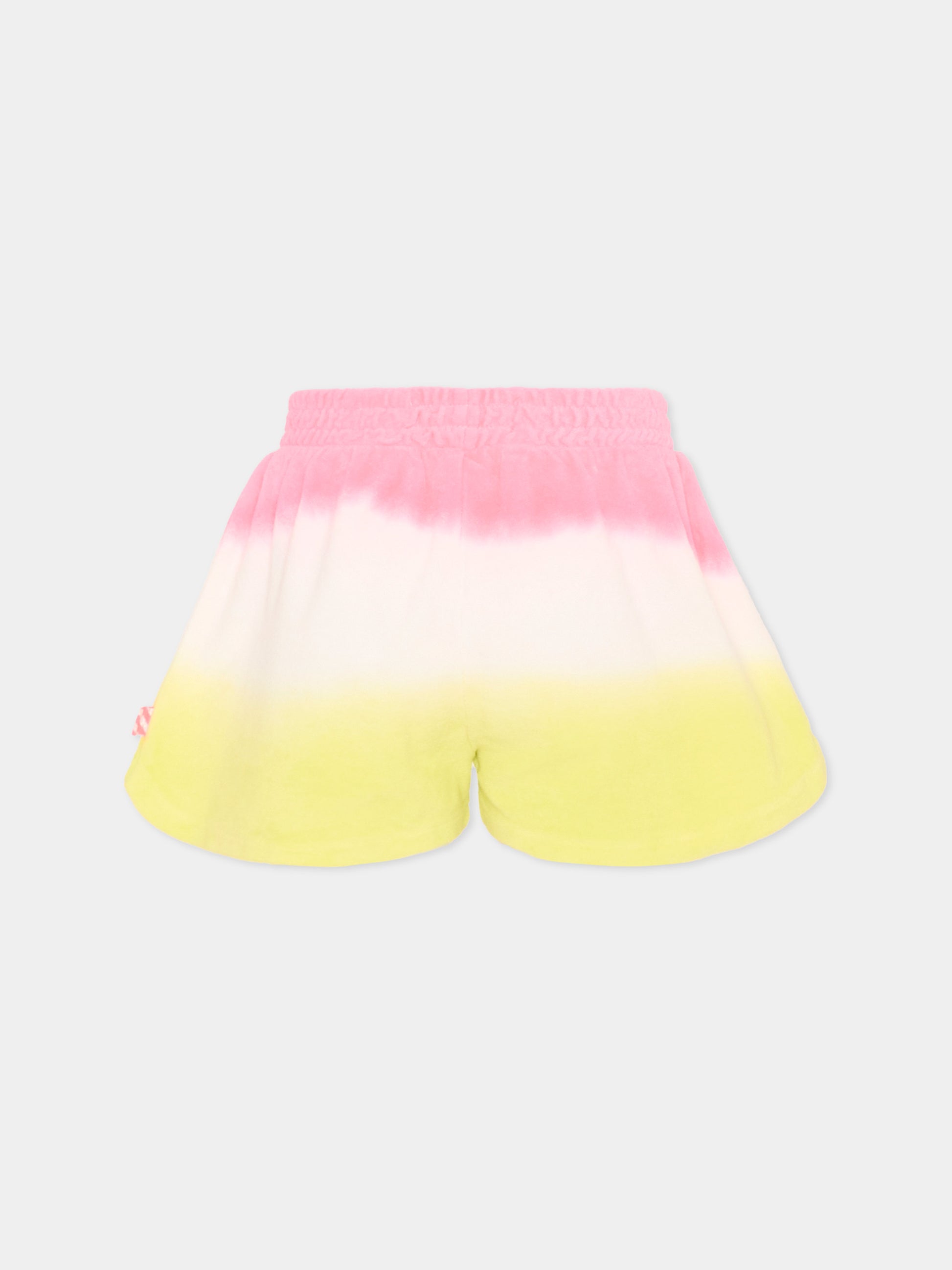 Shorts sportivi multicolor per bambina,Billieblush,U21899 499