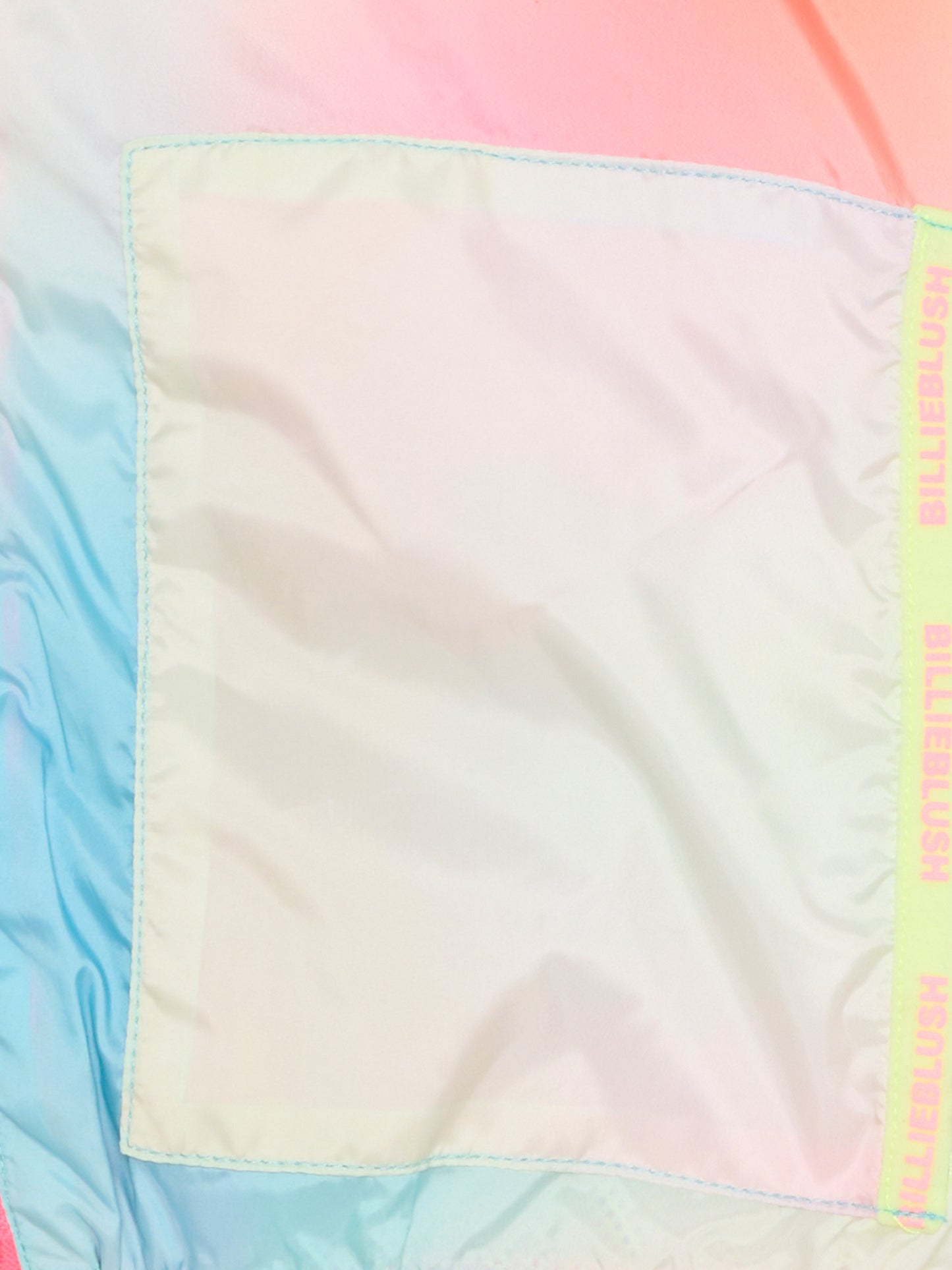 Giacca a vento multicolor per bambina con logo,Billieblush,U21906 Z41