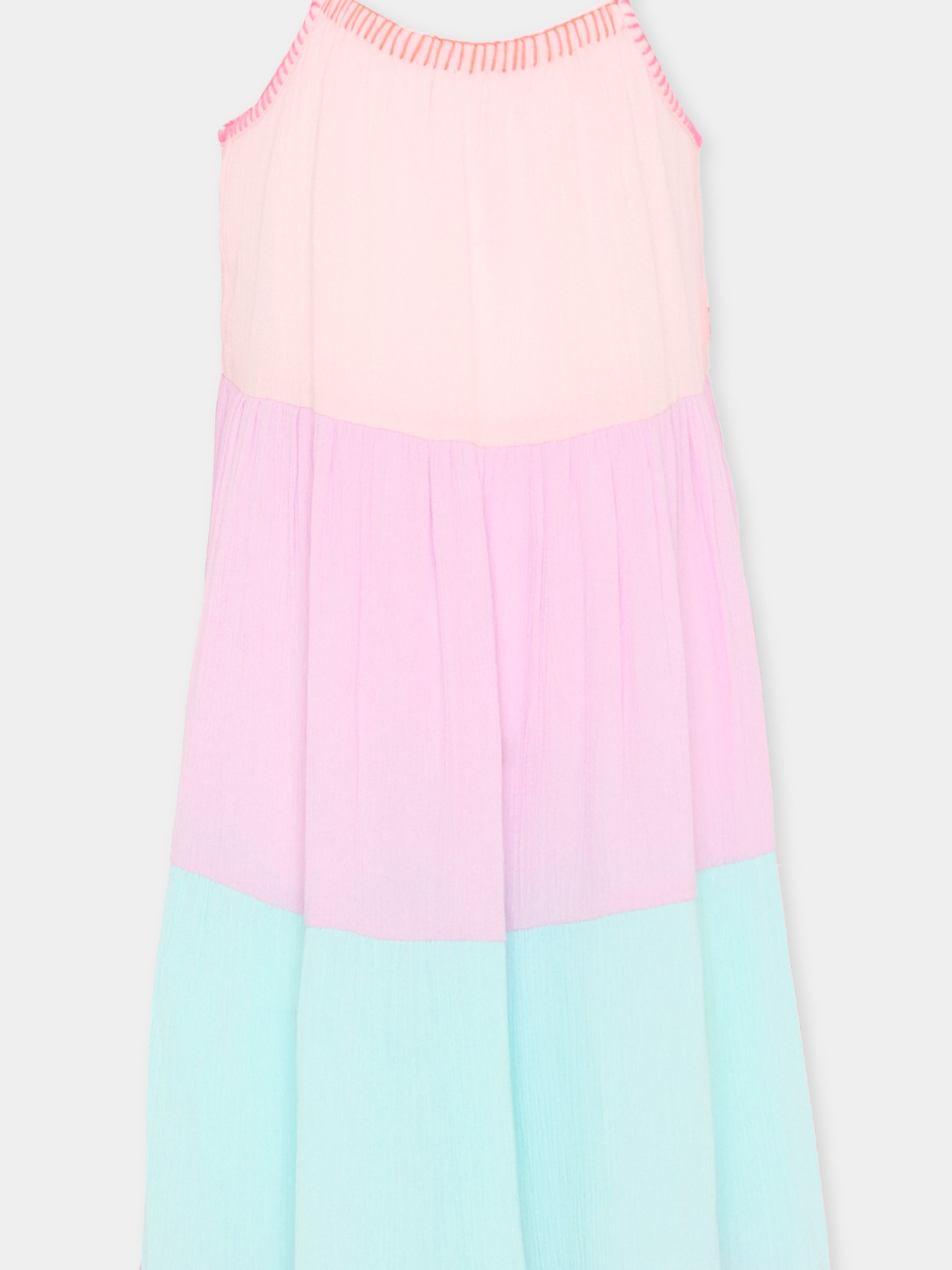 Vestito multicolor per bambina,Billieblush,U21984 Z41