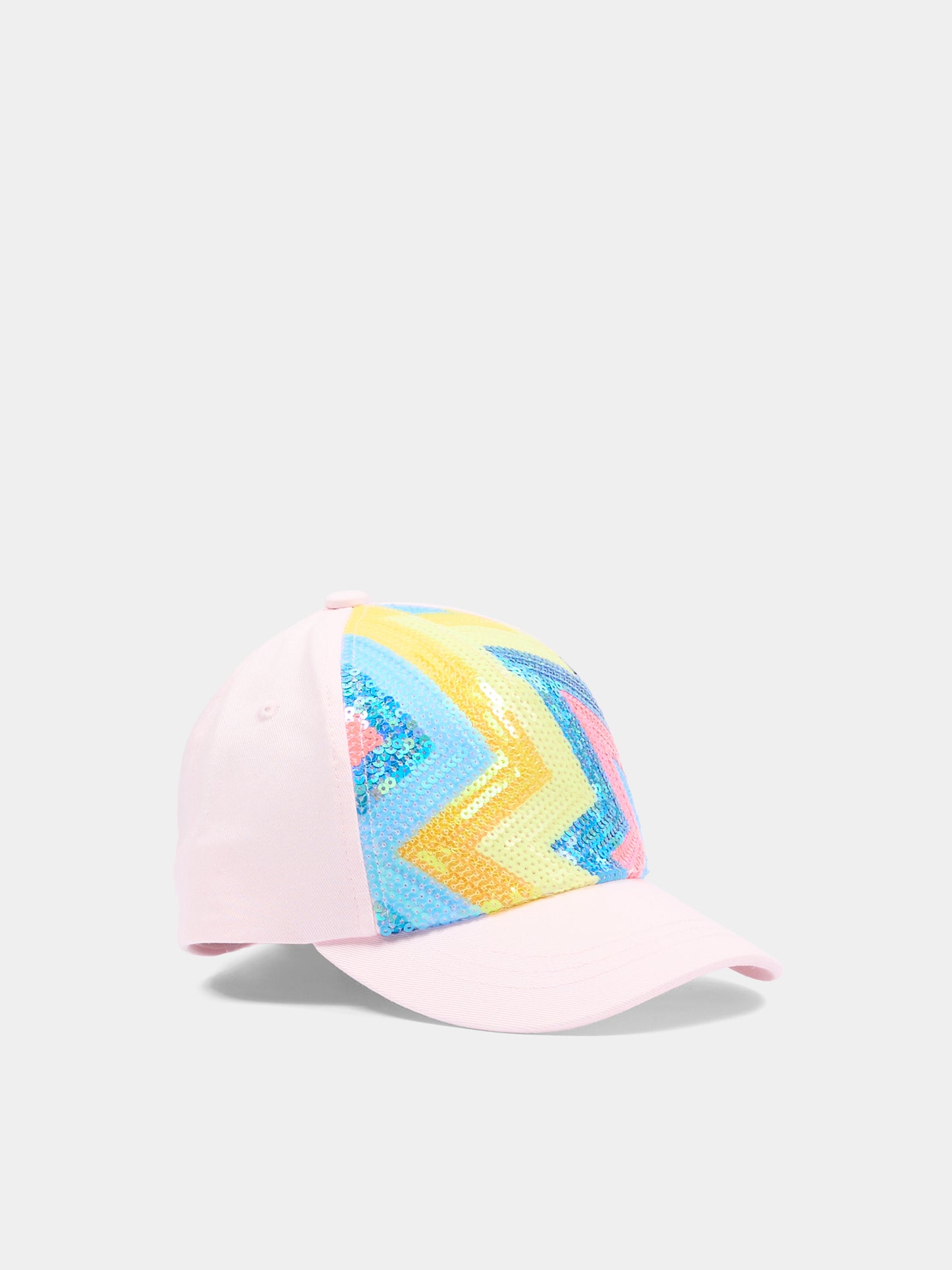 Cappello rosa per bambina con paillettes,Billieblush,U22008 44L