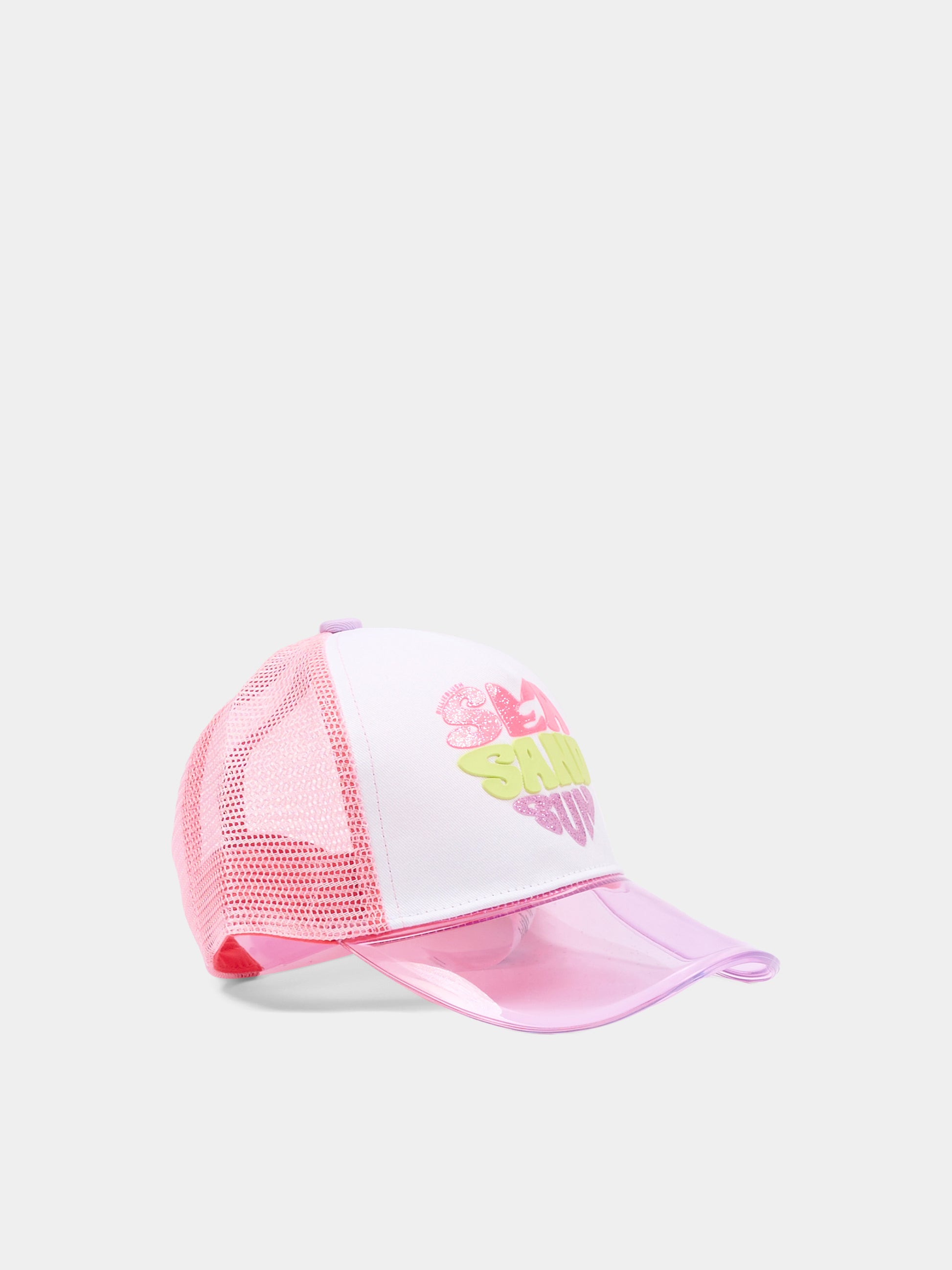 Cappello multicolor per bambina con scritta,Billieblush,U22014 10P