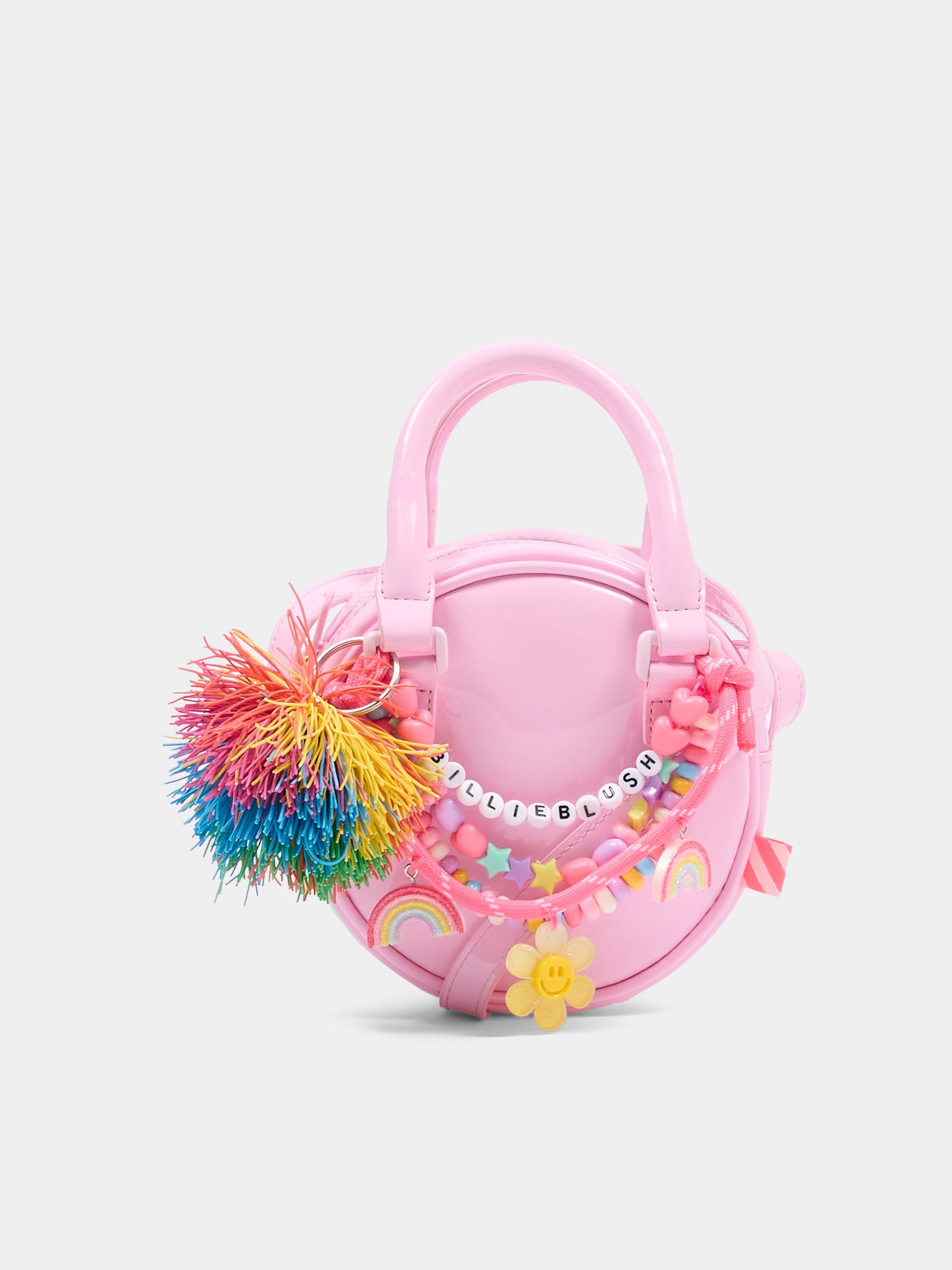 Pochette rosa per bambina con charms,Billieblush,U22045 46N