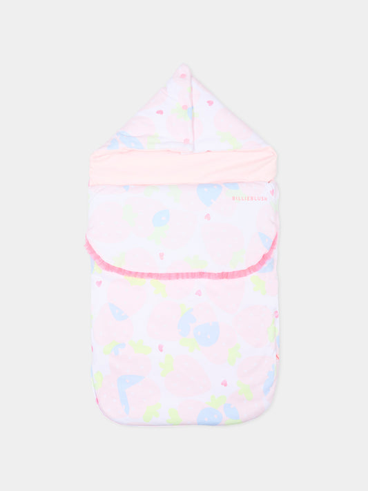 Sacco nanna multicolor per neonata con fragole,Billieblush,U22087 10P