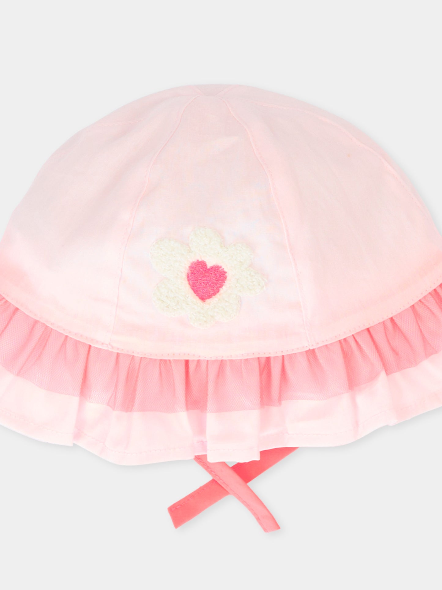 Cloche rosa per neonata con patch,Billieblush,U22212 44L