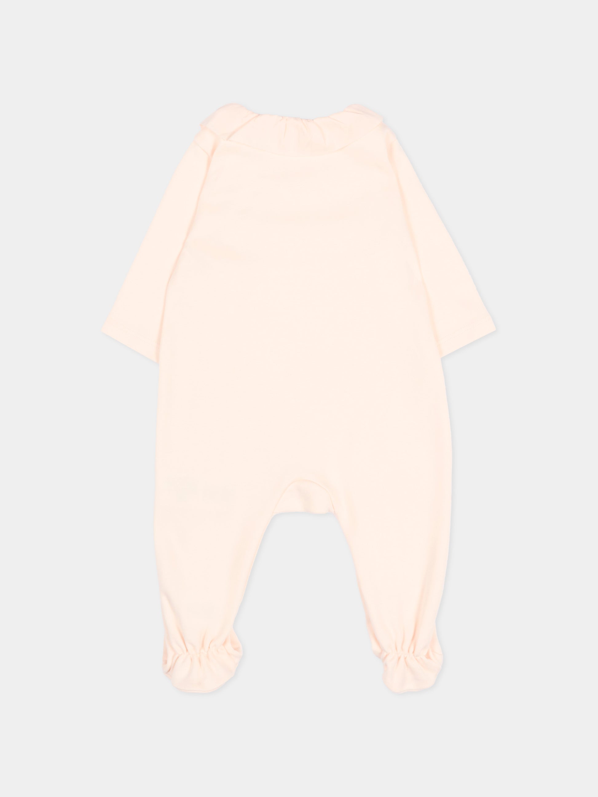 Set tutina rosa per neonata con logo,Chloé Kids,C20926 440