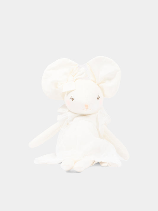 Doudou avorio per neonata con topolino,Chloé Kids,C20939 117