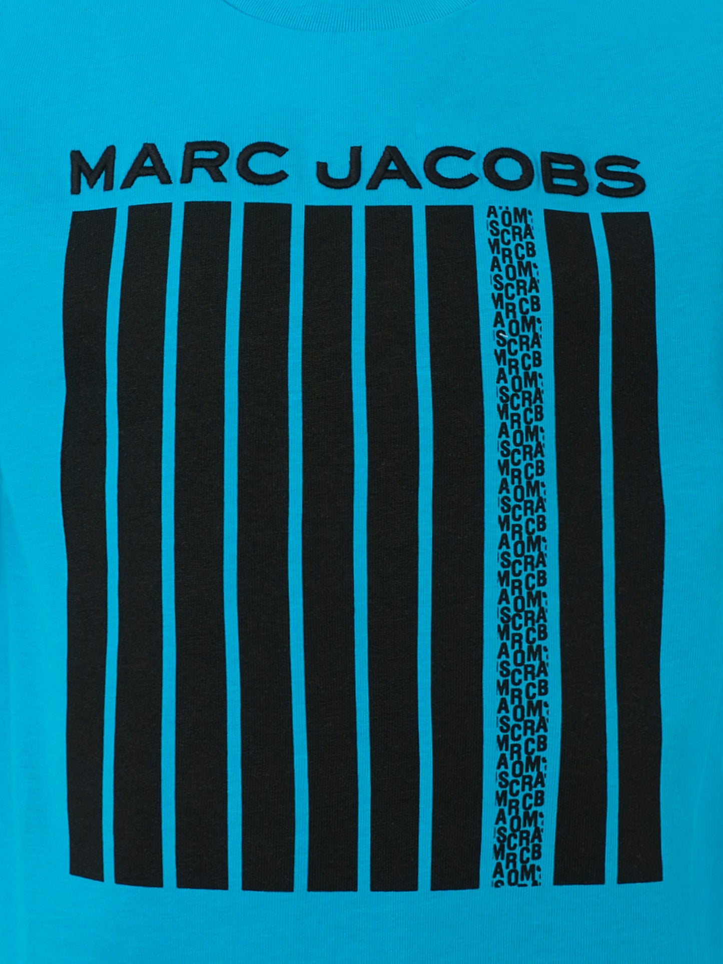 T-shirt azzurra per bambino con logo,Marc Jacobs,W60451 126