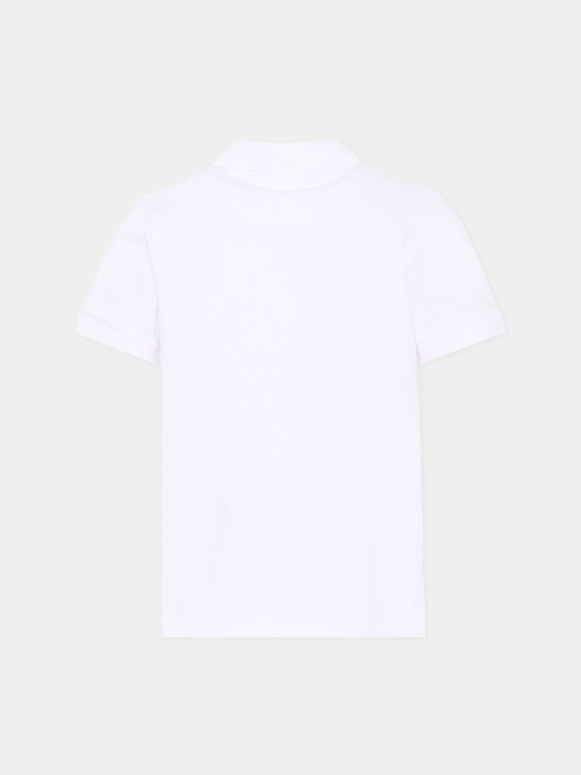 Polo bianca HUGO per bambino con logo,Hugo,G01186 10P