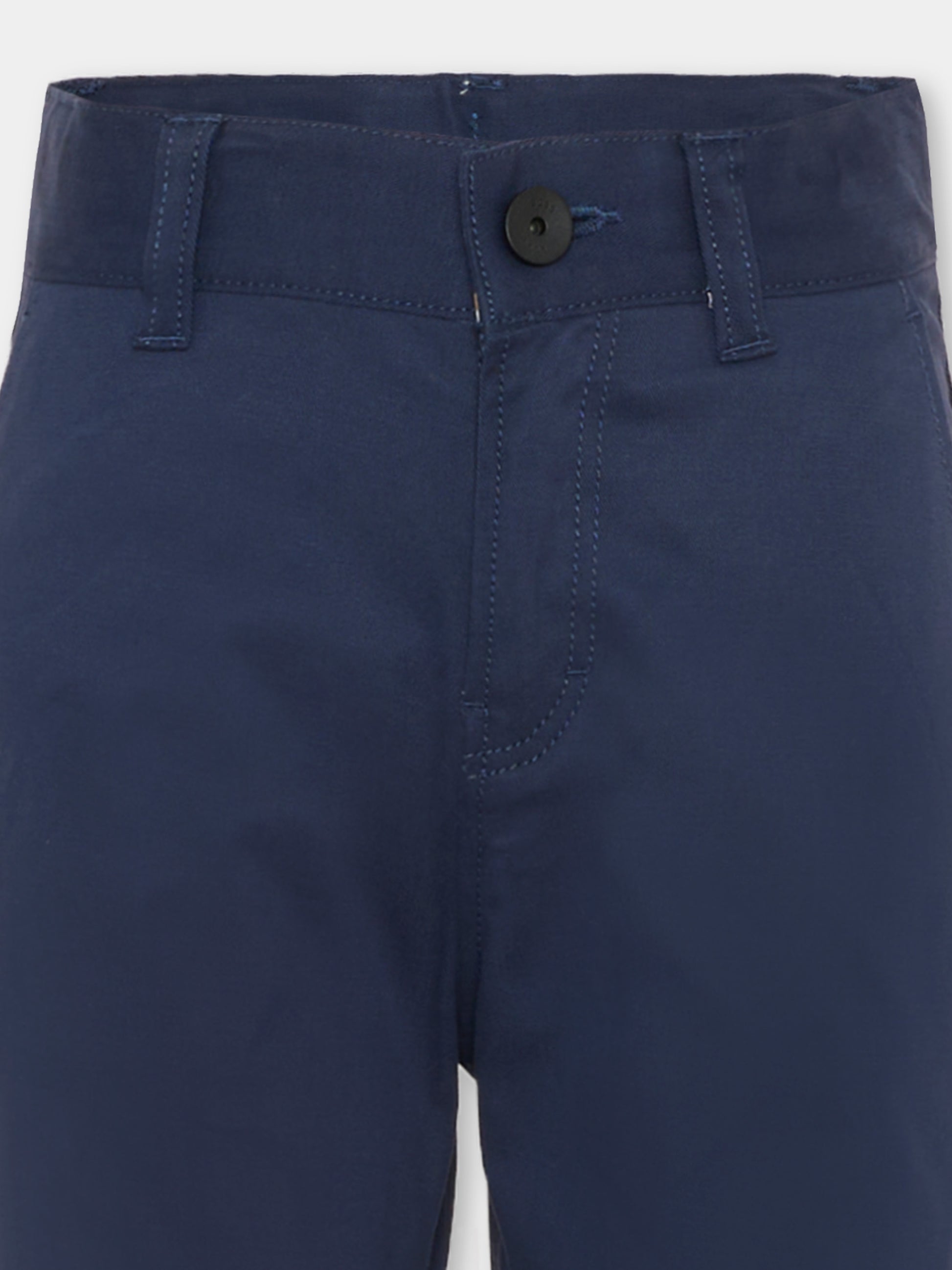 Pantaloni blu per bambino con applicazione,Boss,J52685 849