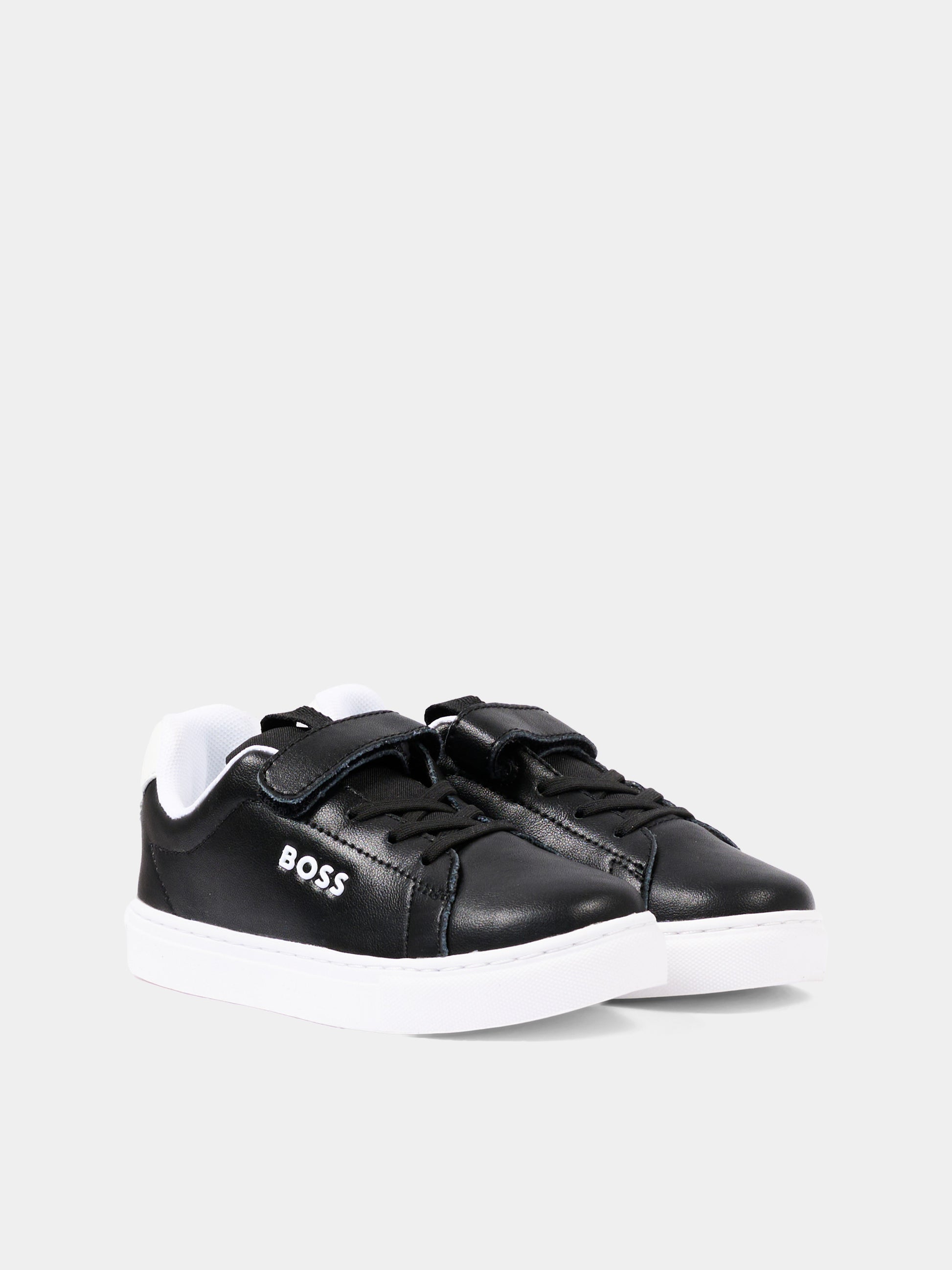 Sneakers nere per bambino con logo,Boss,J52824 09B