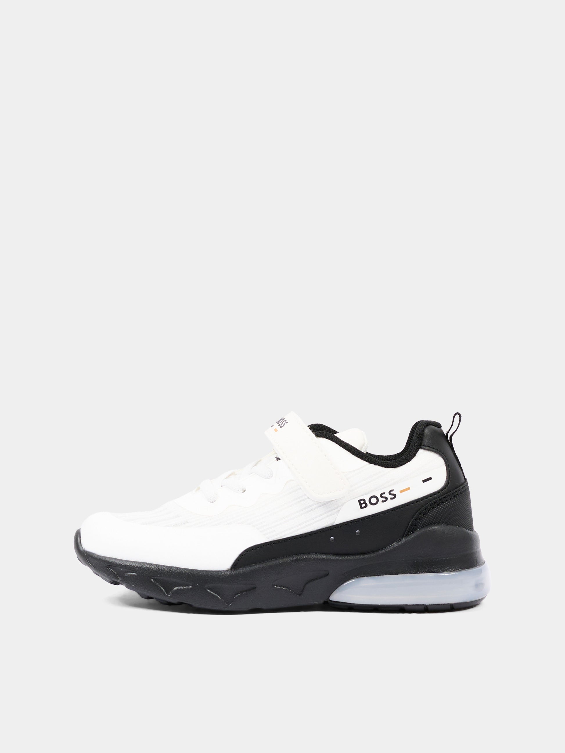 Sneakers multicolor per bambino con logo,Boss,J52830 10P