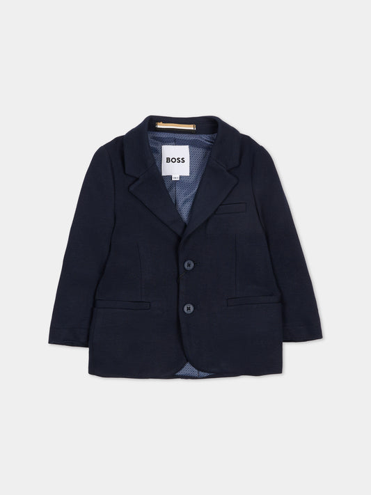 Giacca blu per neonato,Boss,J52864 862