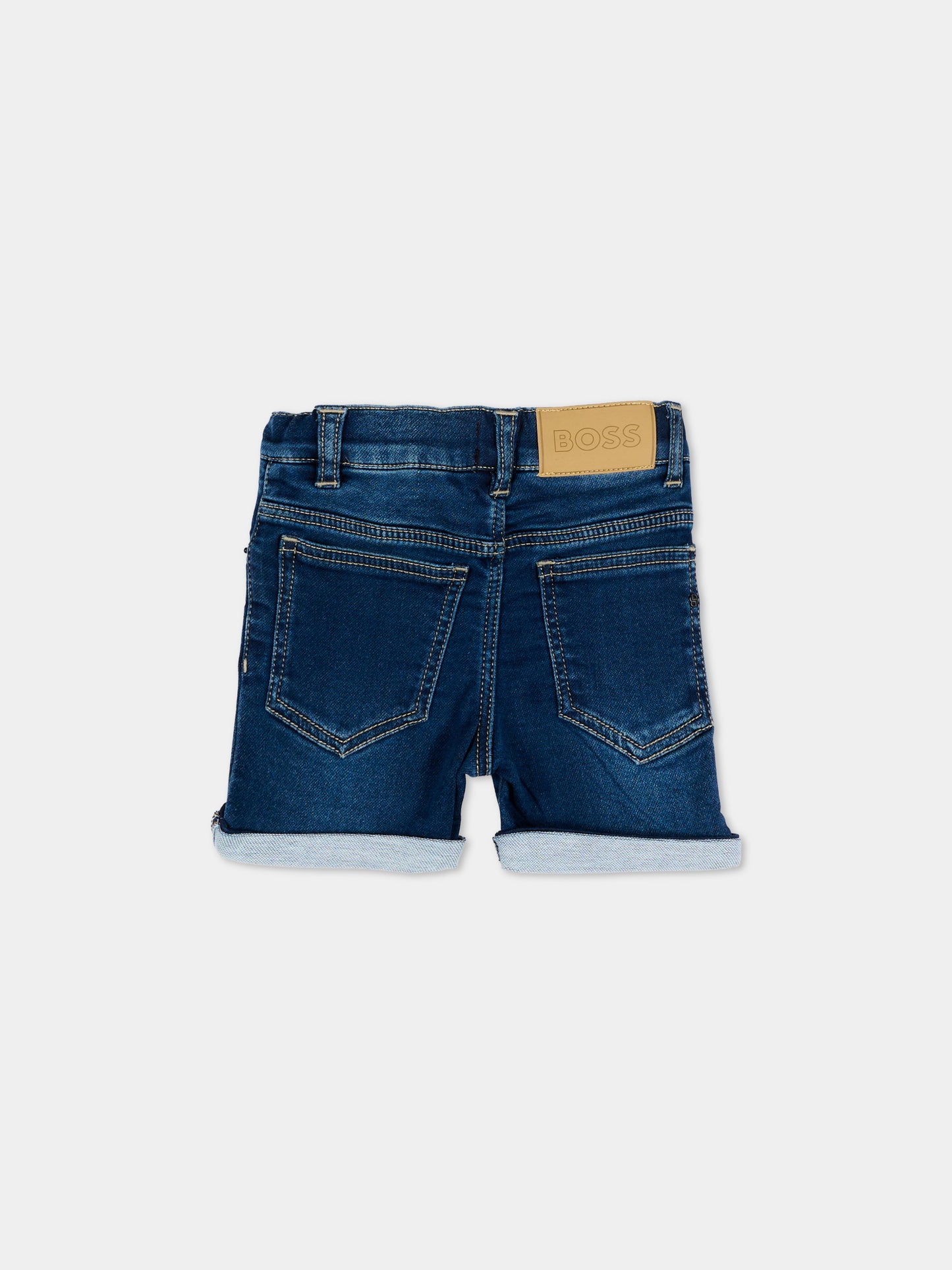 Shorts denim per neonato,Boss,J52872 Z07