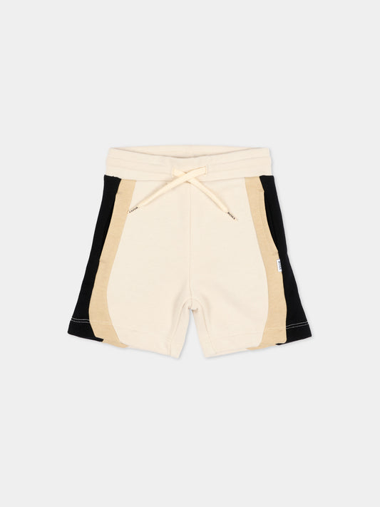 Shorts sportivi beige per neonato,Boss,J52873 21C