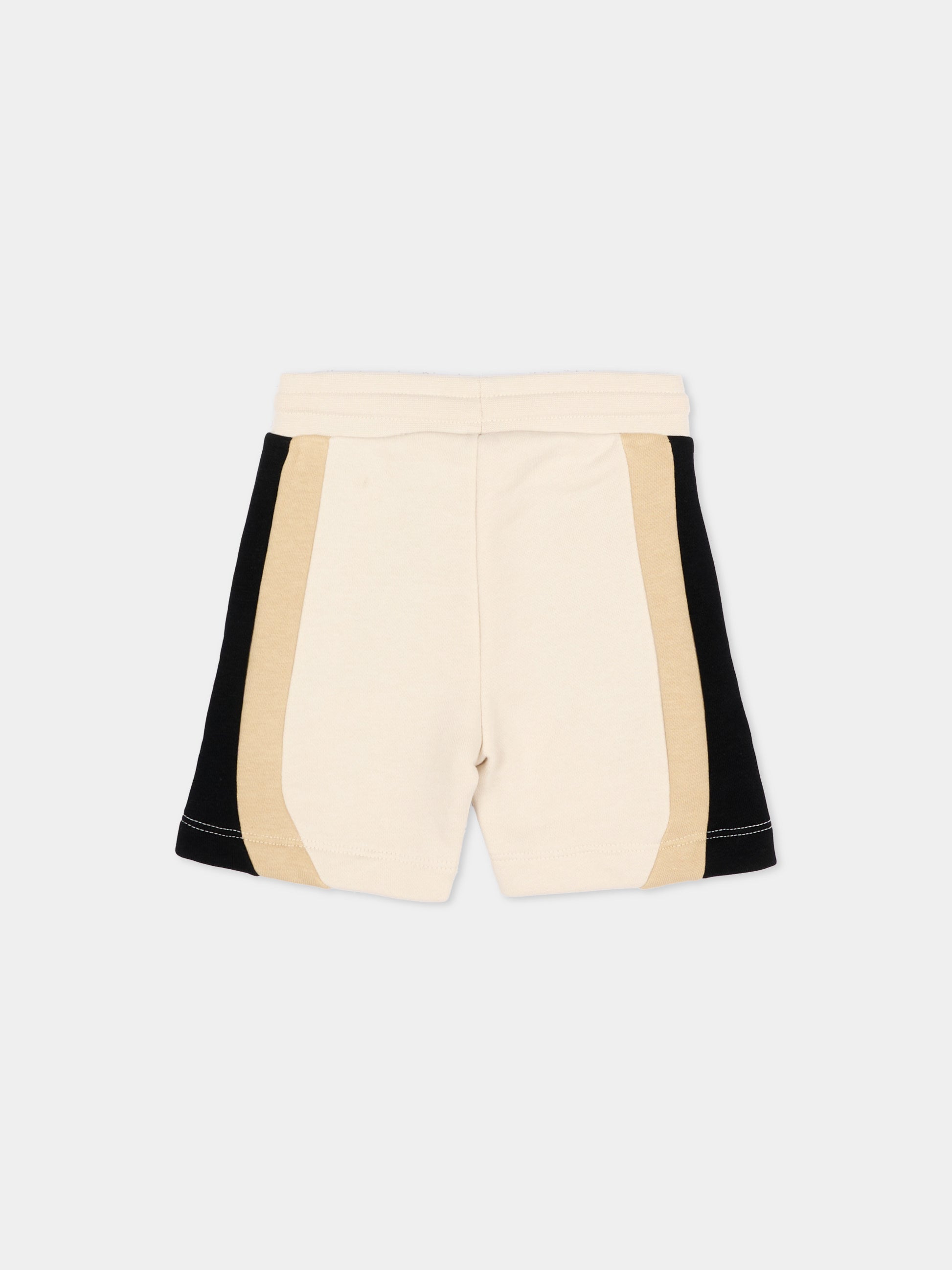 Shorts sportivi beige per neonato,Boss,J52873 21C