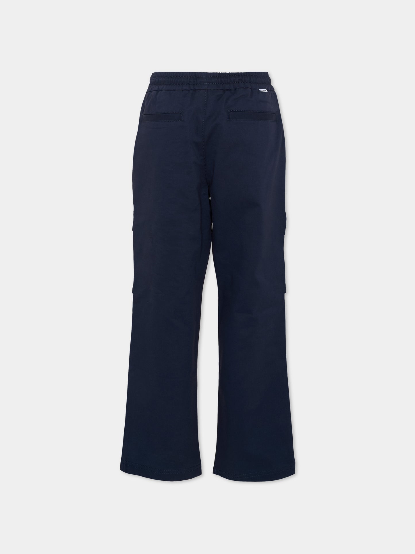Pantaloni blu per bambino cargo,Boss,J52913 849