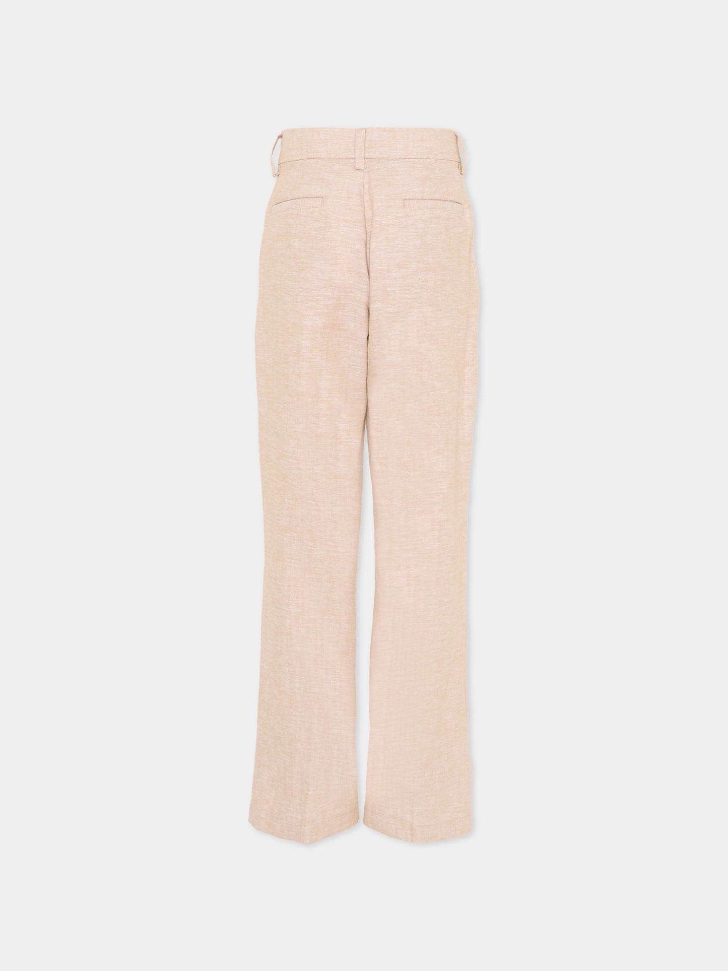 Pantaloni eleganti beige per bambino,Boss,J52917 249