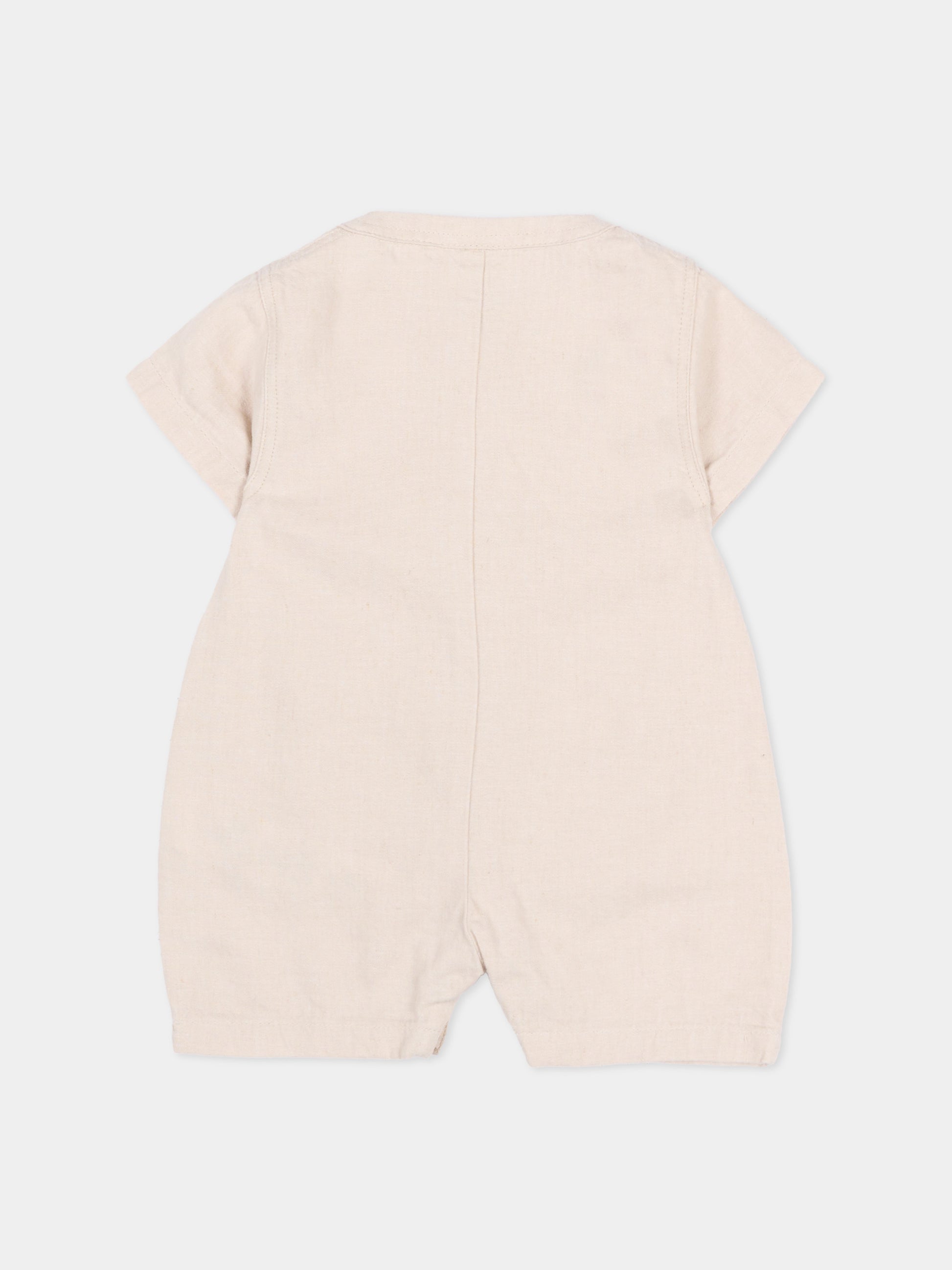 Pagliaccetto avorio per neonato con logo,Boss,J53030 130