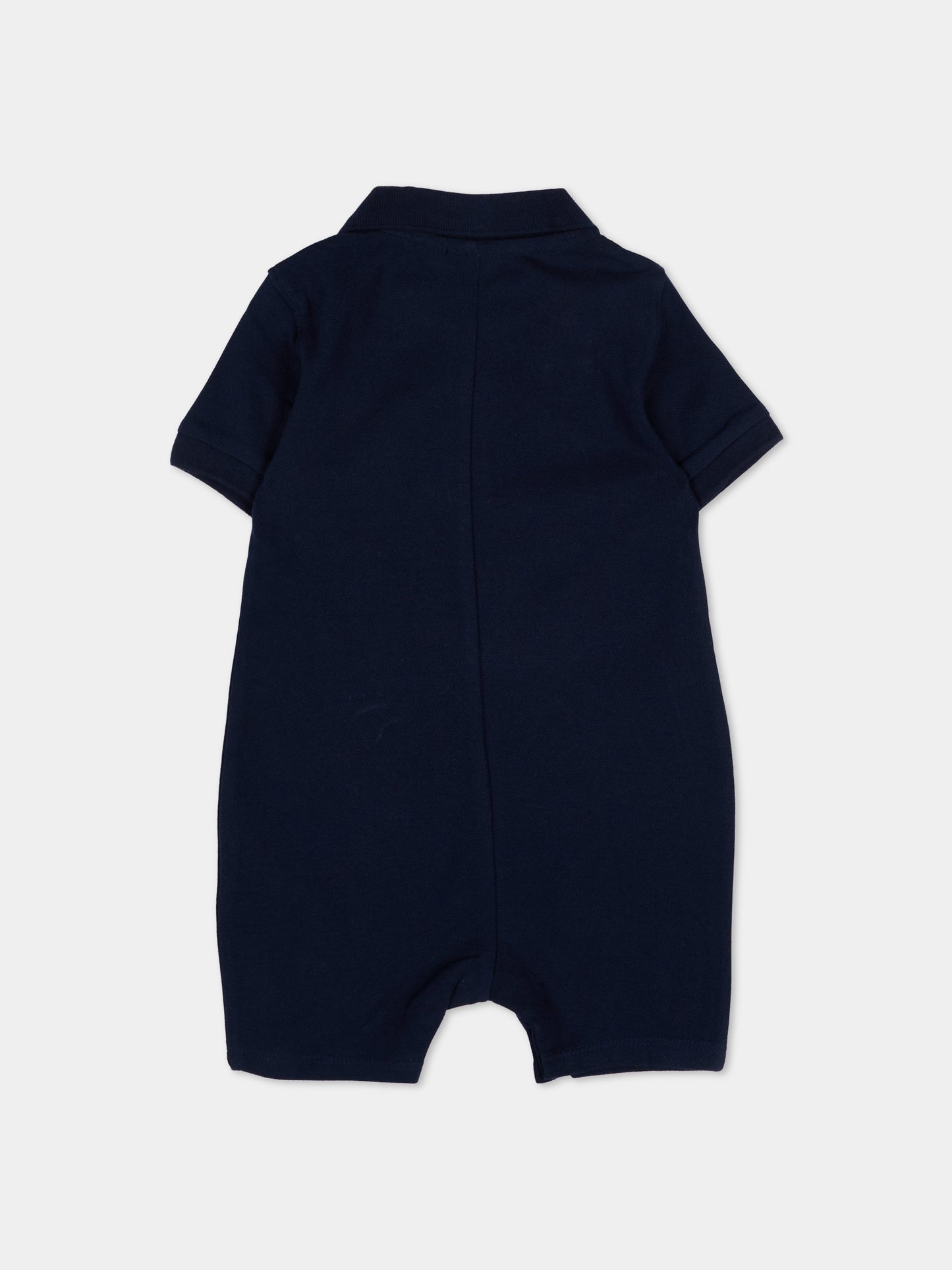 Pagliaccetto blu per neonato con logo,Boss,J53033 849