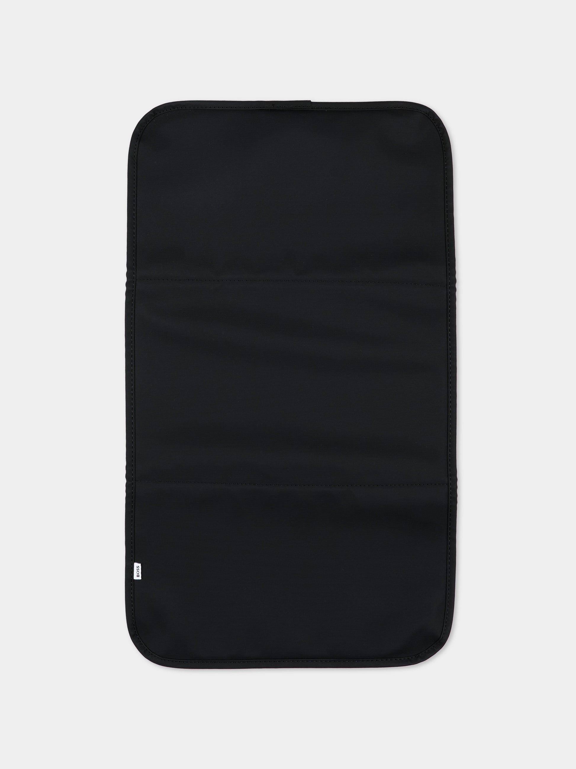 Borsa mamma nera per neonato con logo,Boss,J53110 09B