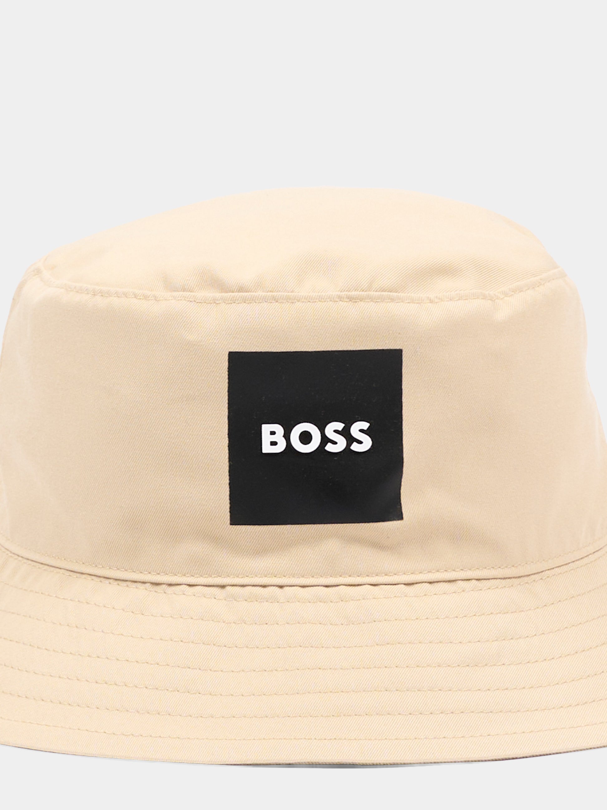 Cloche beige per bambino con logo,Boss,J53124 249
